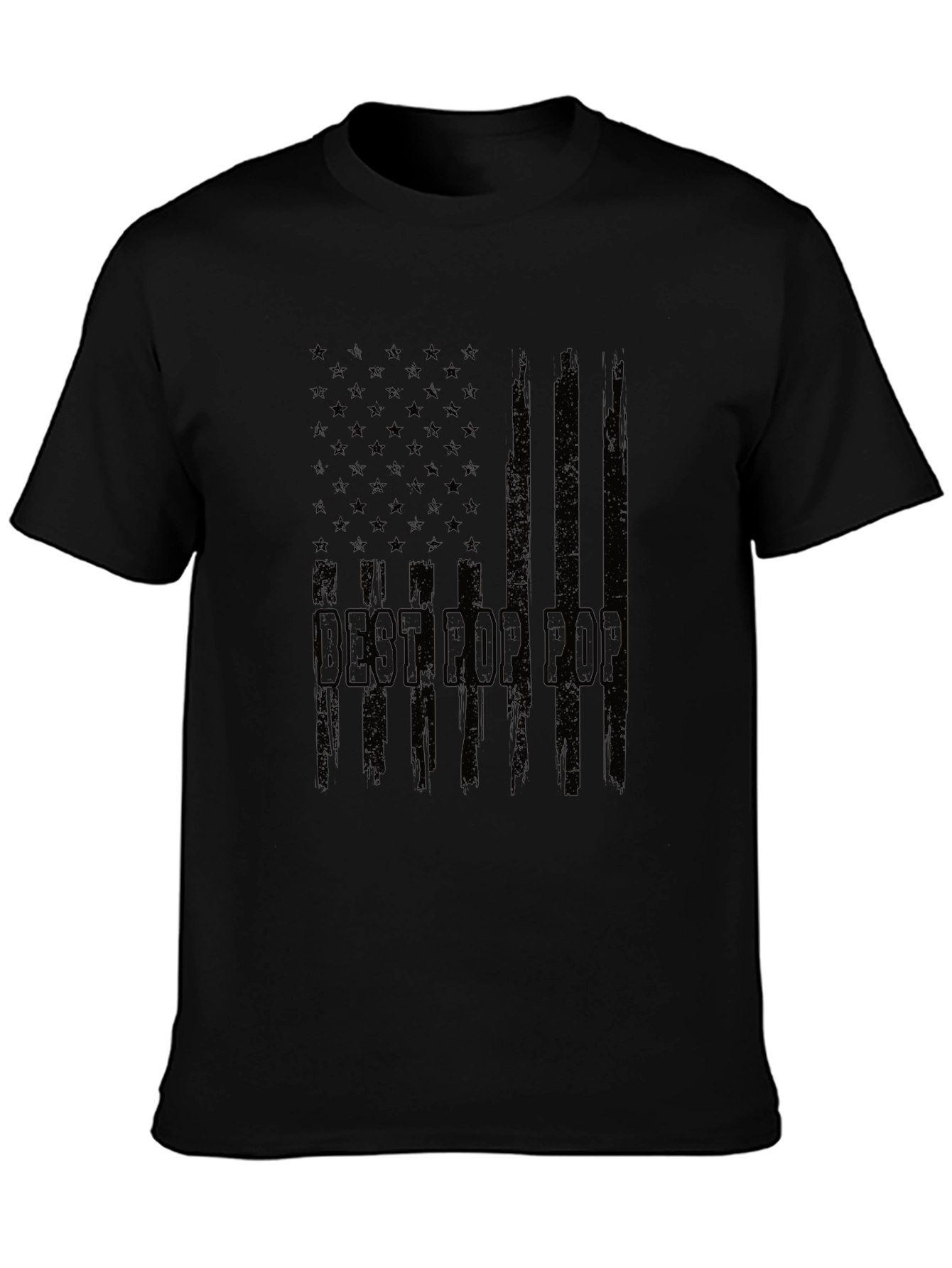 Best Pop Pop American Flag Graphic T-Shirt