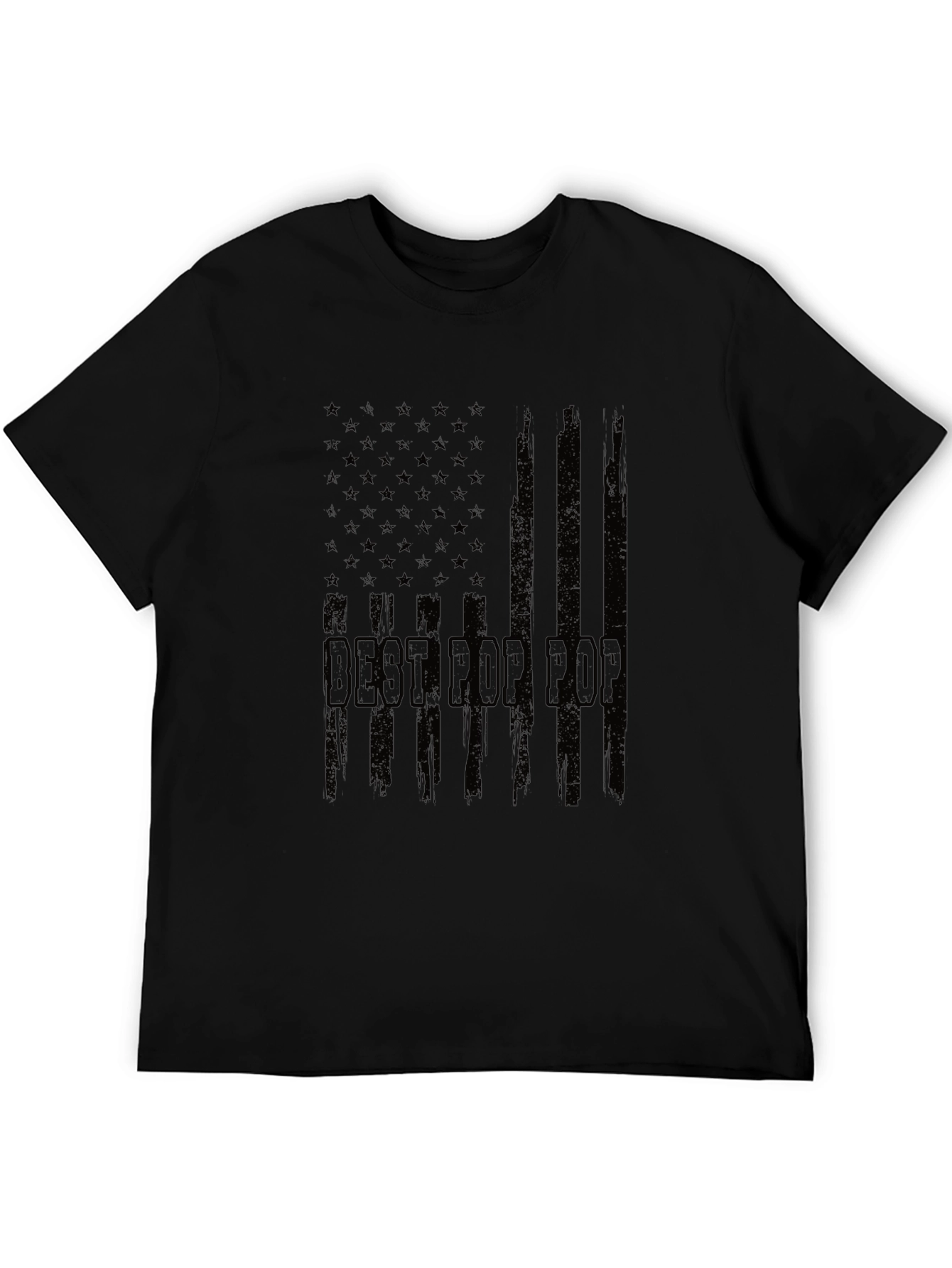 Best Pop Pop American Flag Graphic T-Shirt