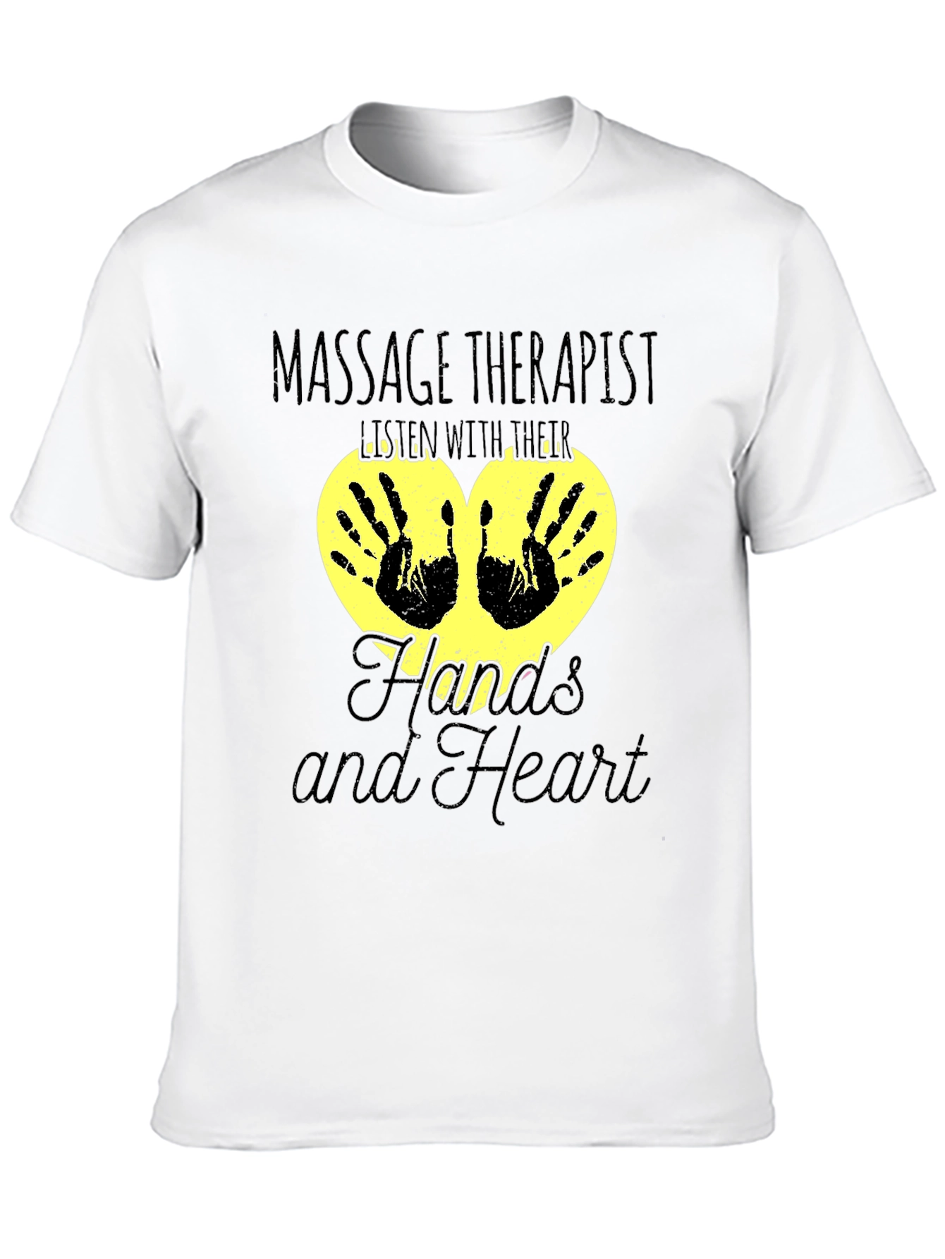 Massage Therapist Hands and Heart T-Shirt