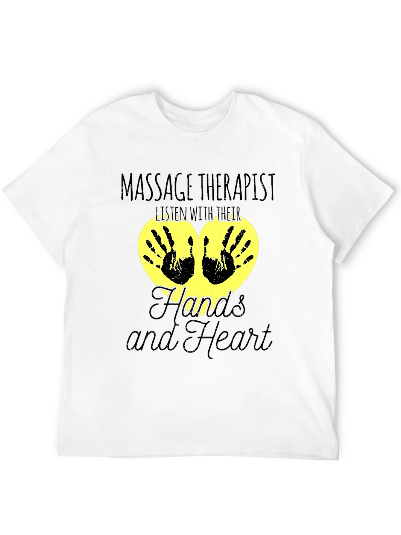 Massage Therapist Hands and Heart T-Shirt