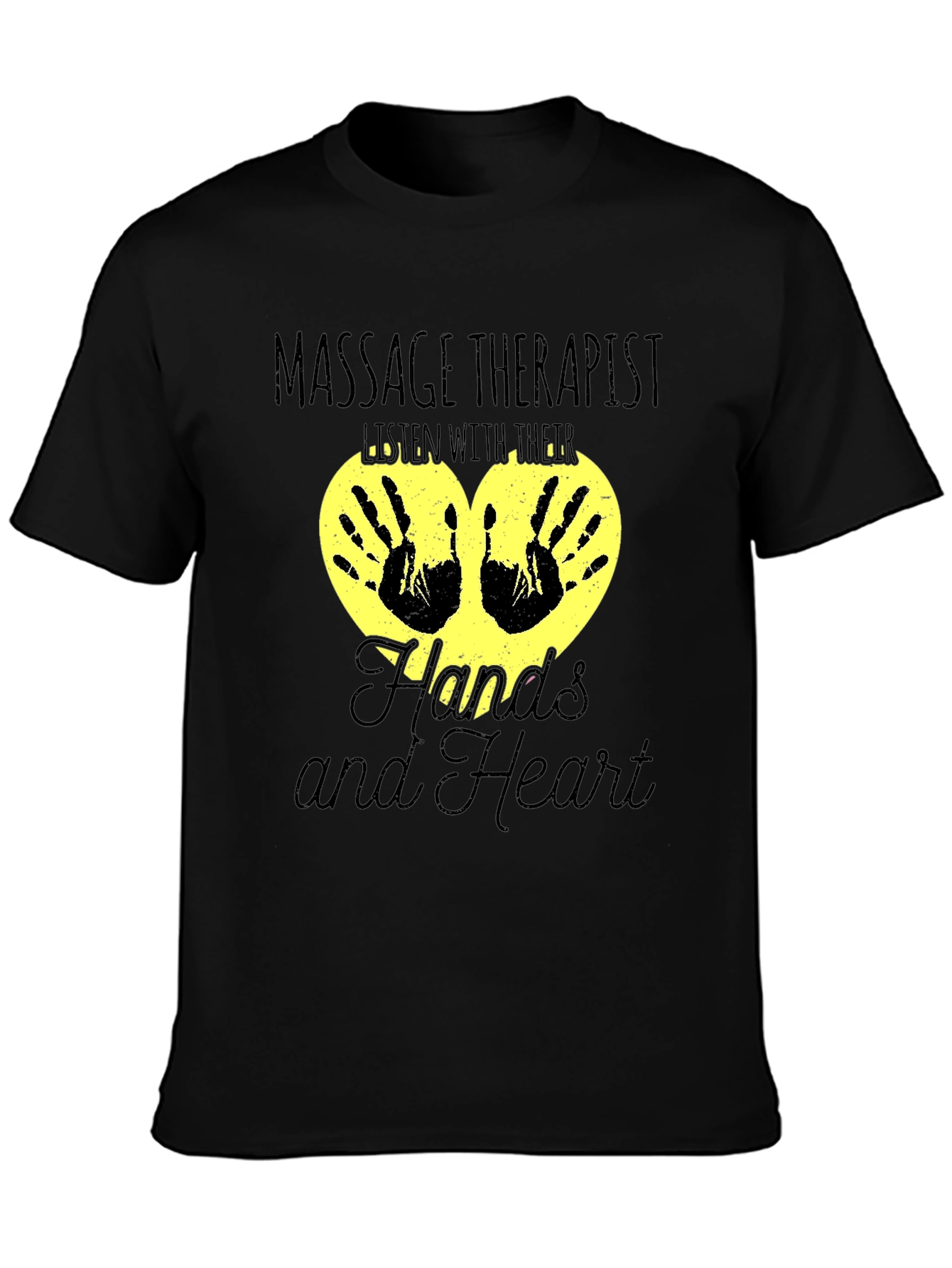Massage Therapist Hands and Heart T-Shirt