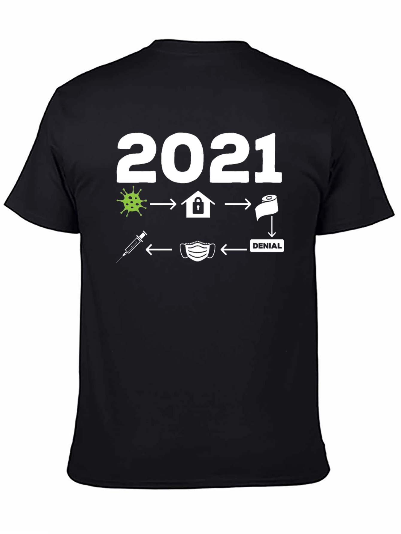 2021 Pandemic Black T-Shirt