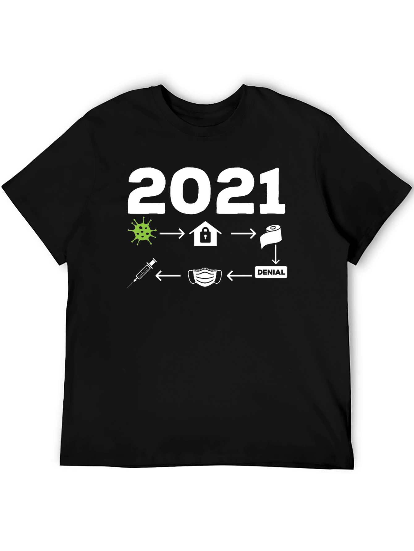 2021 Pandemic Black T-Shirt