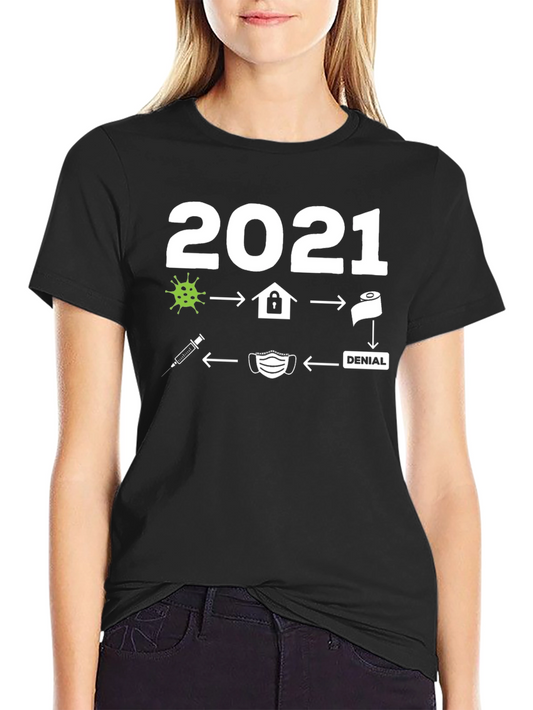 2021 Pandemic Black T-Shirt