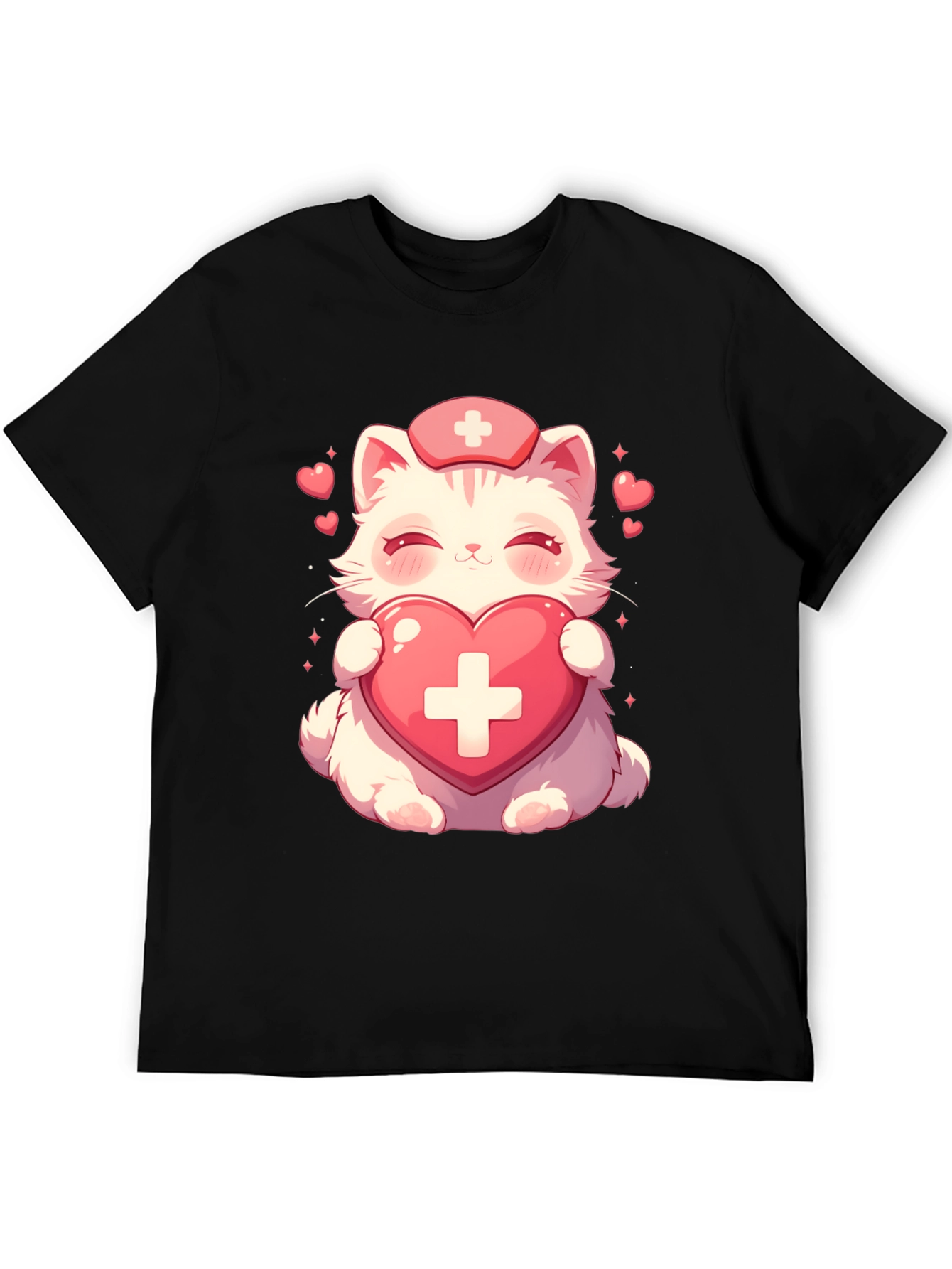 Cute Kawaii Nurse Cat T-Shirt