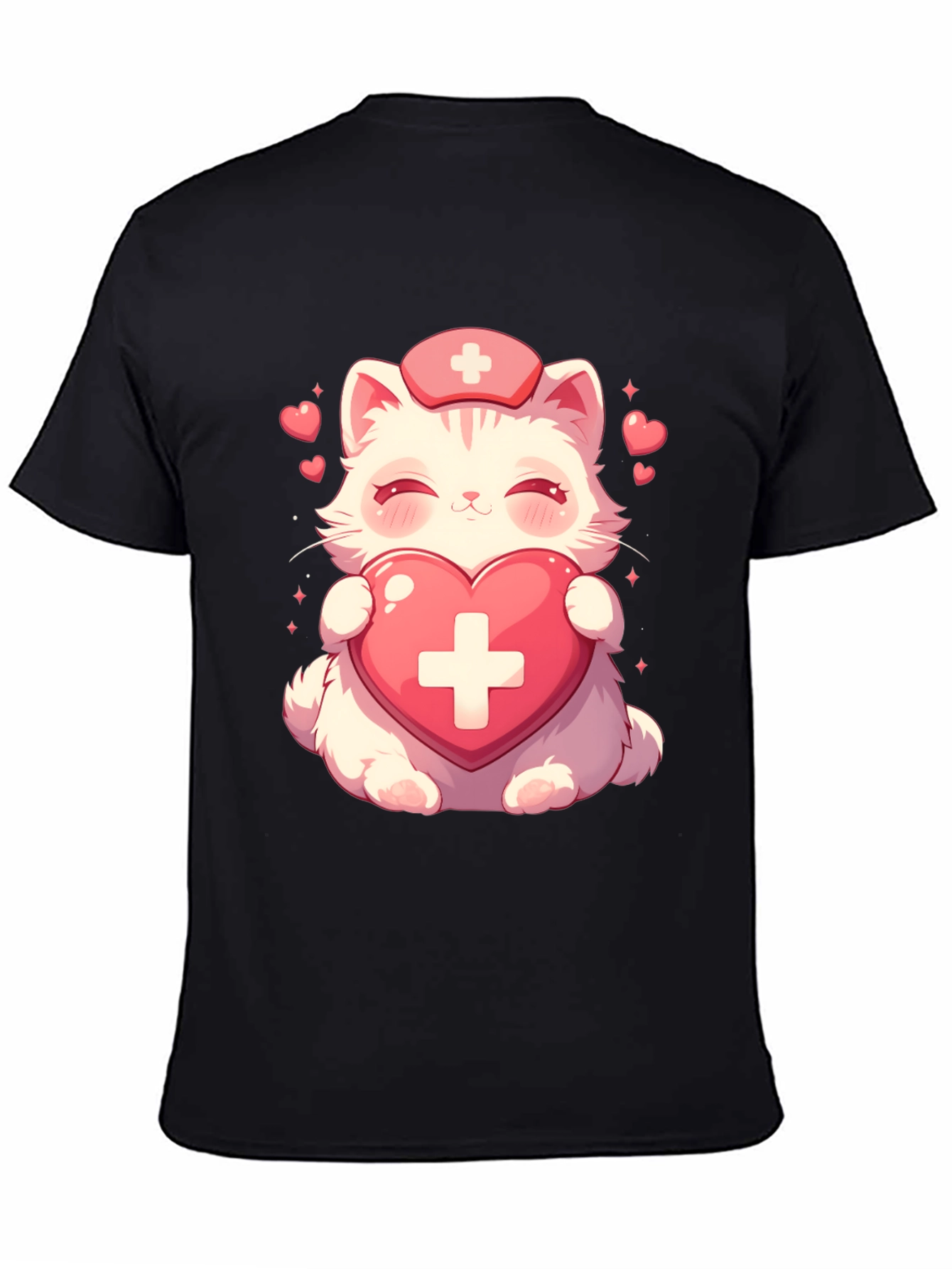 Cute Kawaii Nurse Cat T-Shirt