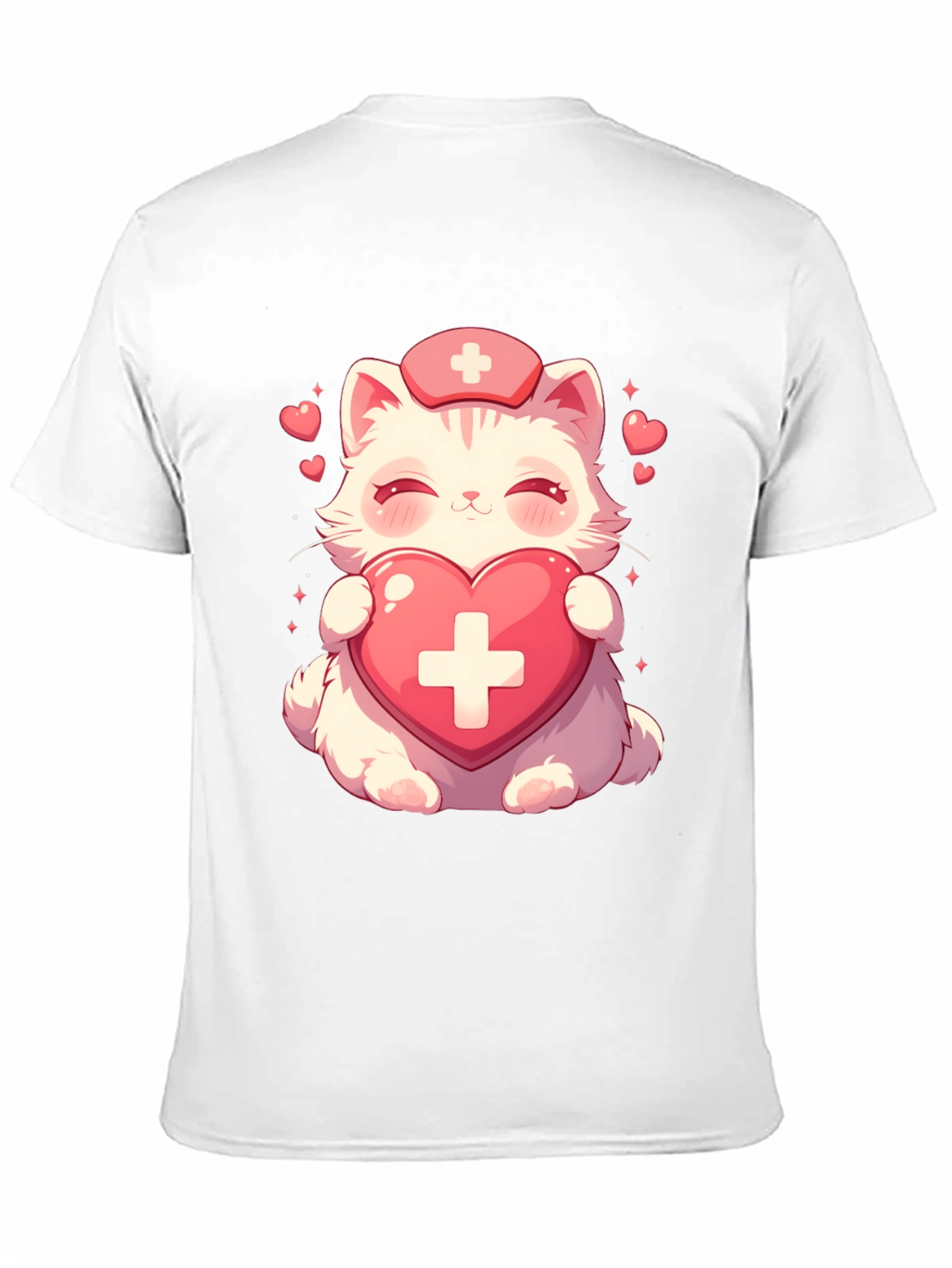 Cute Kawaii Nurse Cat T-Shirt