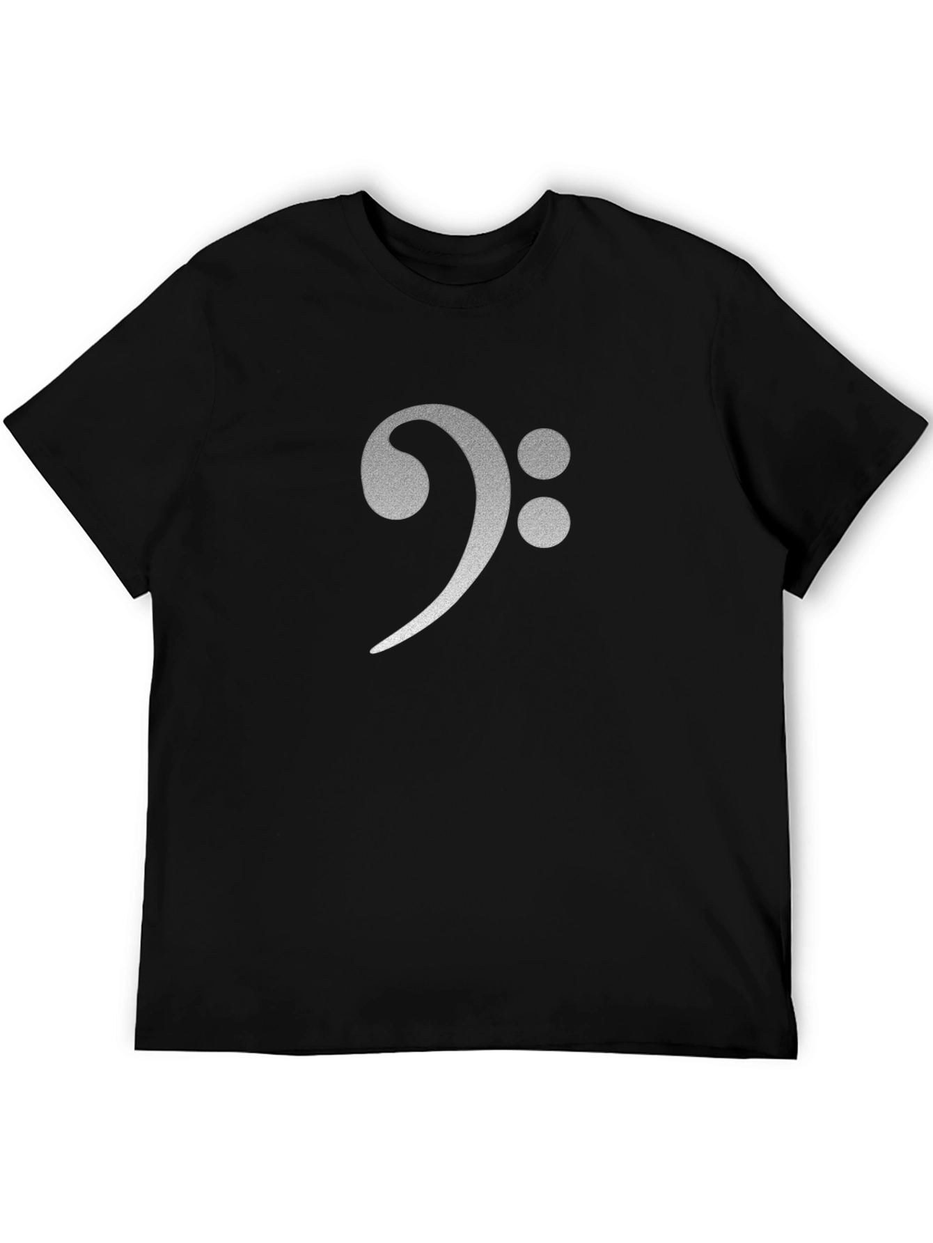 Bass Clef Graphic Tee - Mens Black T-Shirt