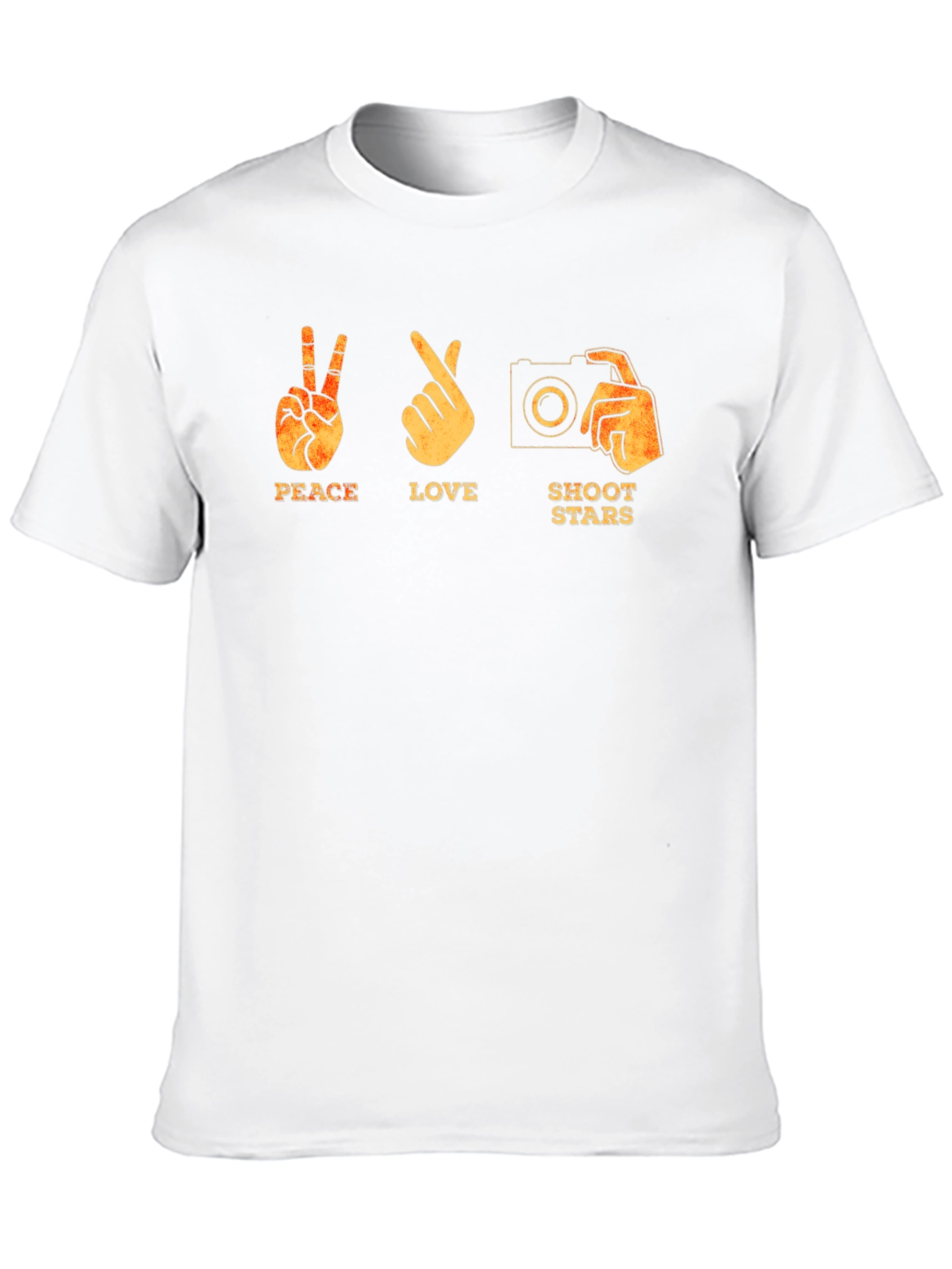 Peace Love Shoot Stars Graphic T-Shirt