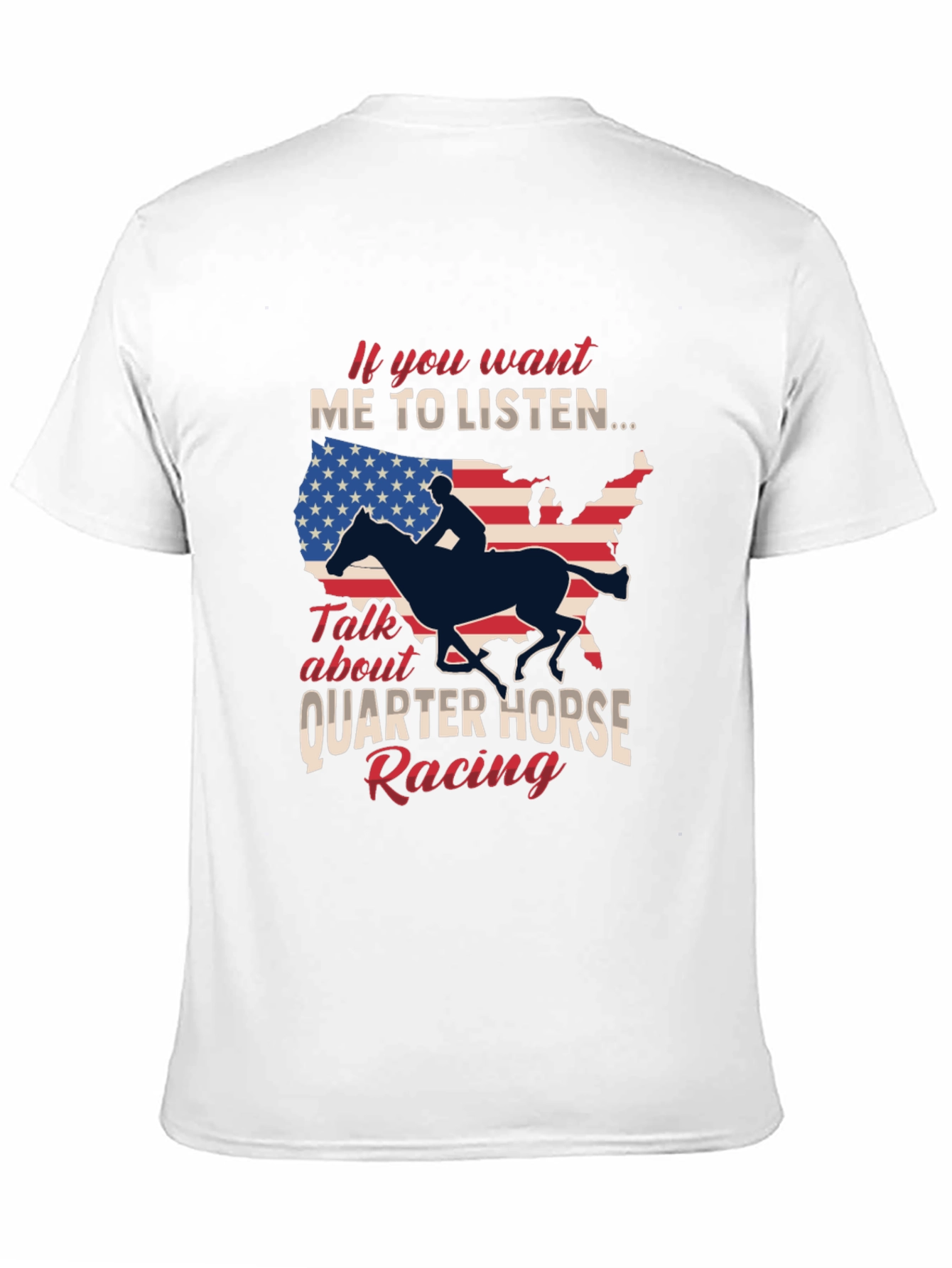 Quarter Horse Racing Graphic T-Shirt