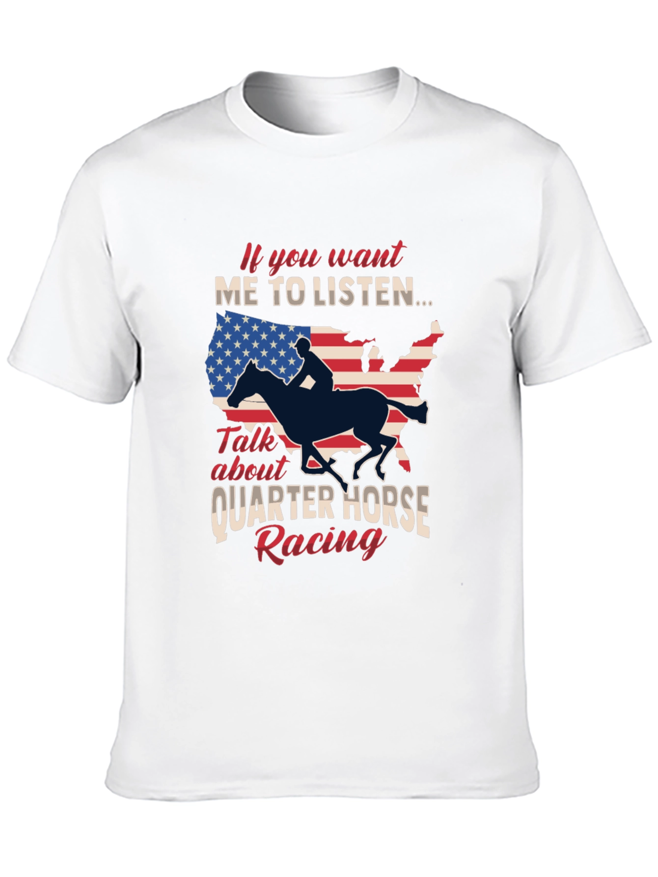 Quarter Horse Racing Graphic T-Shirt