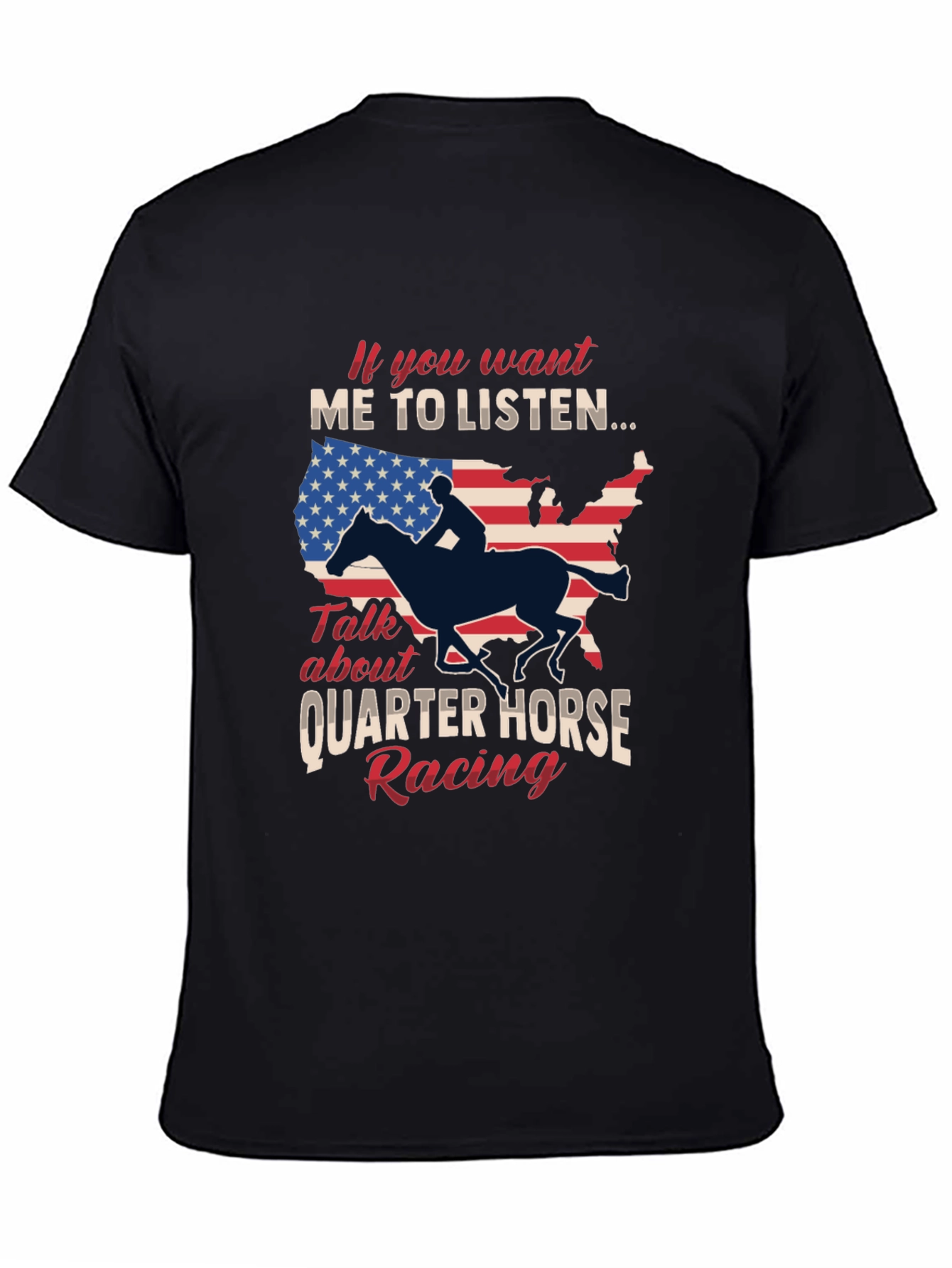 Quarter Horse Racing Graphic T-Shirt