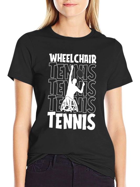Wheelchair Tennis Graphic T-Shirt