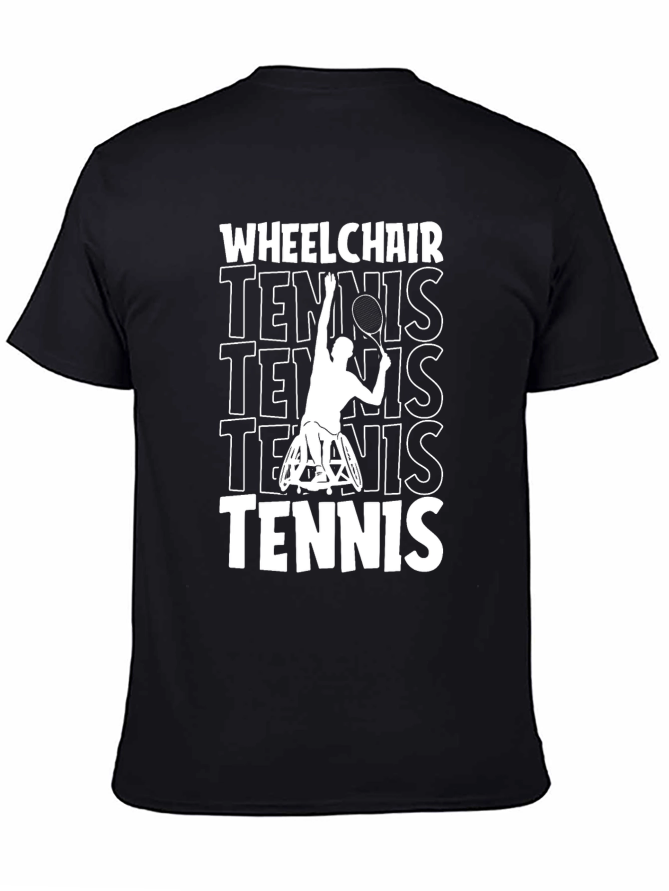 Wheelchair Tennis Graphic T-Shirt