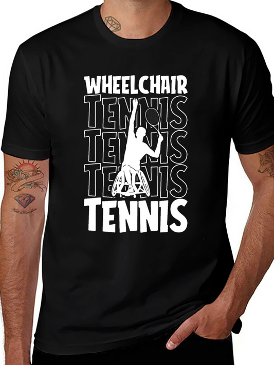 Wheelchair Tennis Graphic T-Shirt