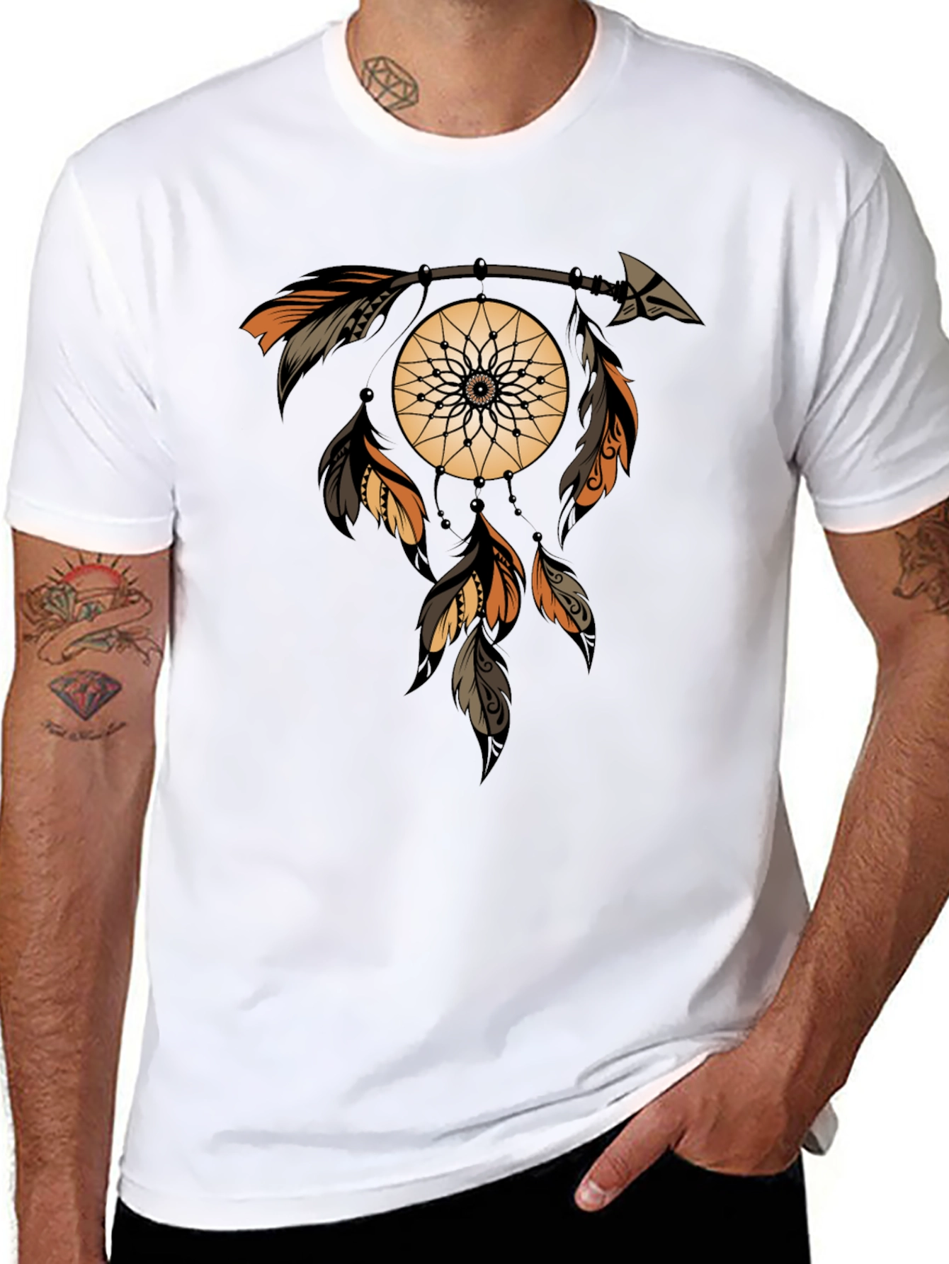 Dream Catcher Arrow Graphic T-Shirt