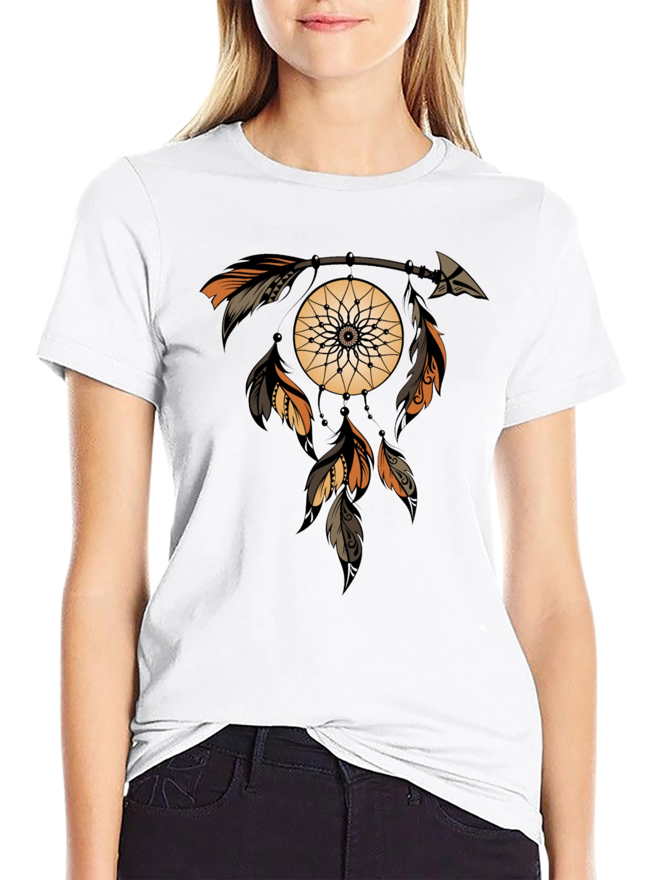 Dream Catcher Arrow Graphic T-Shirt