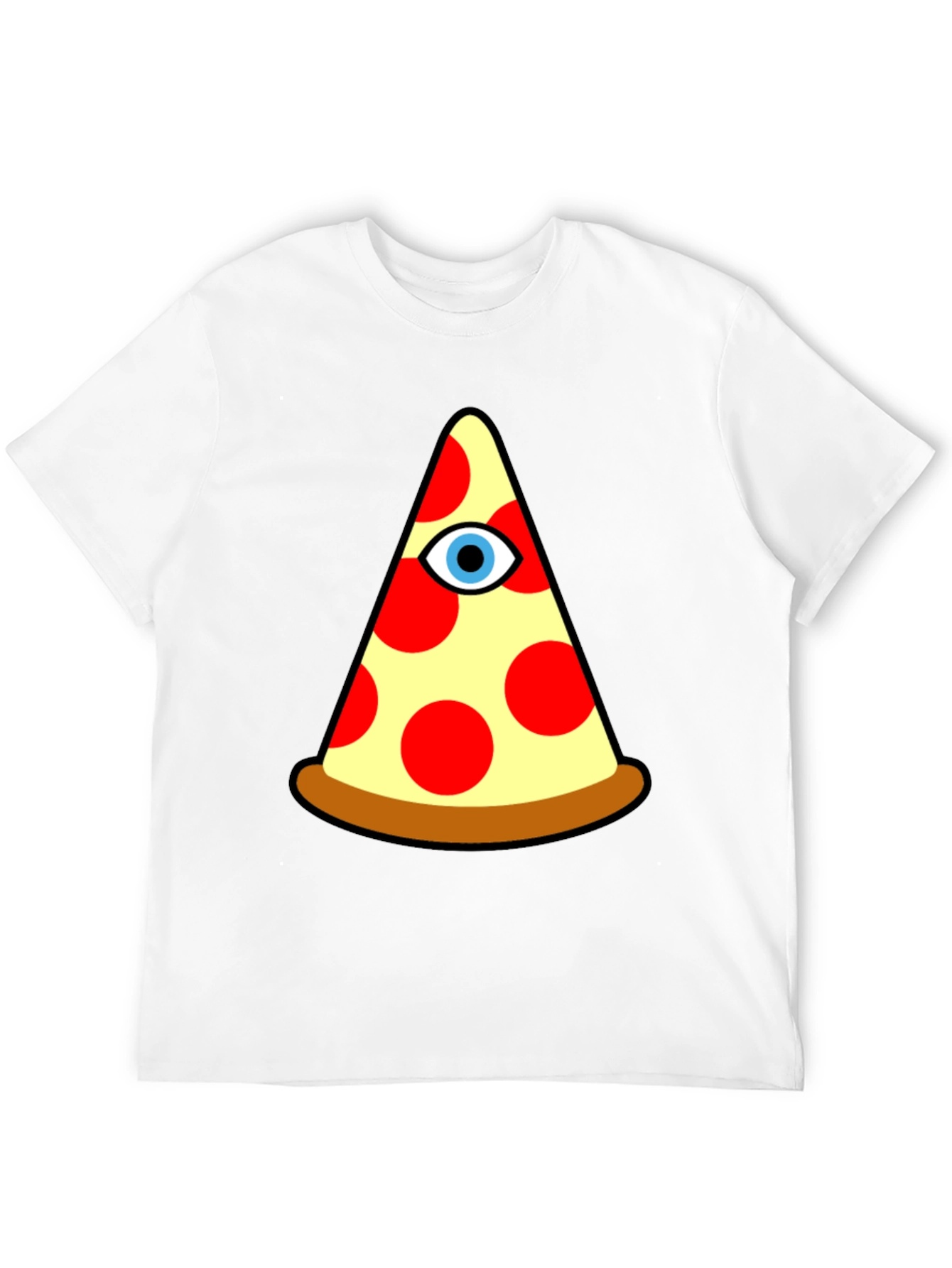 Pizza Illuminati Graphic T-Shirt