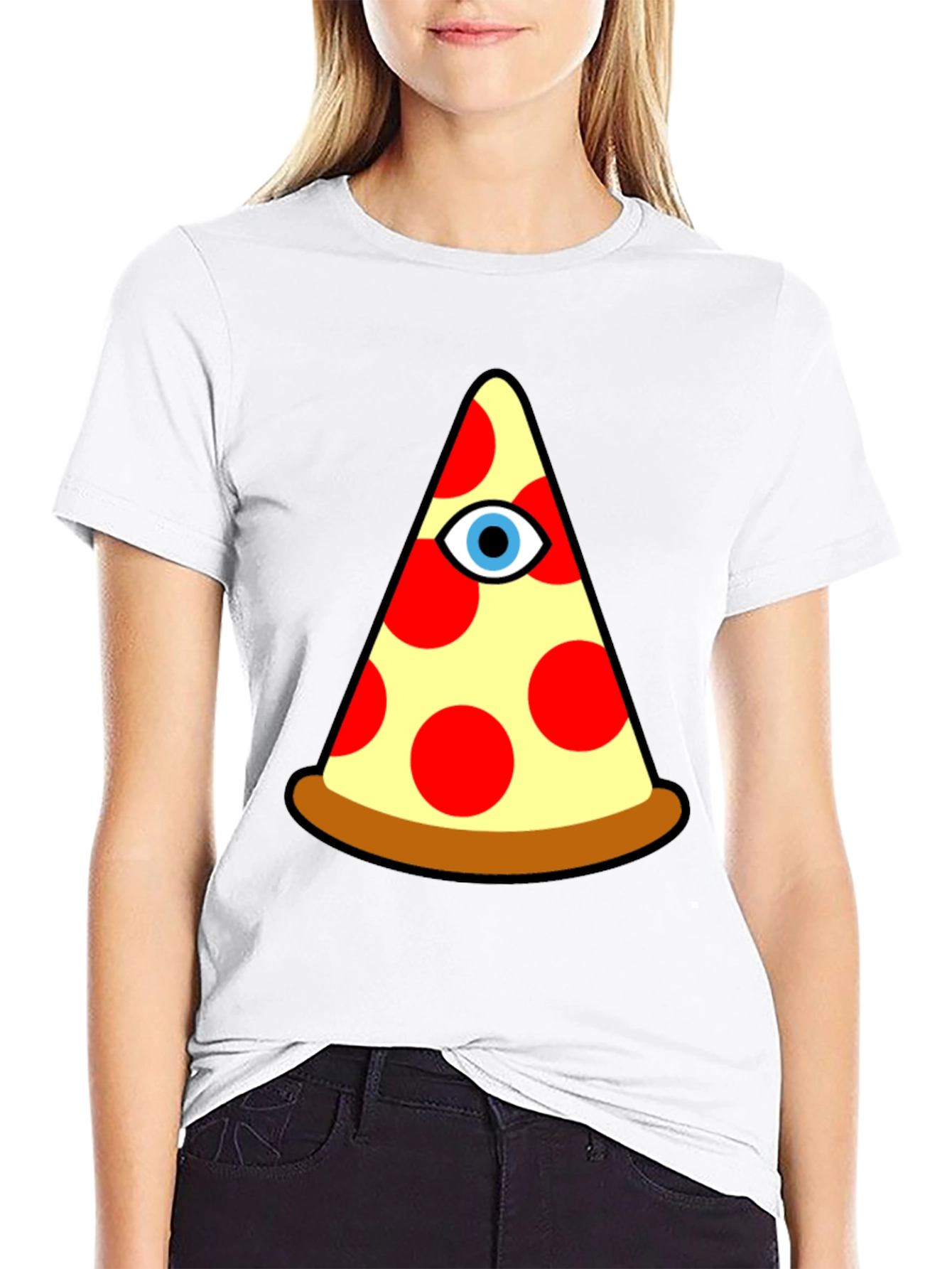 Pizza Illuminati Graphic T-Shirt