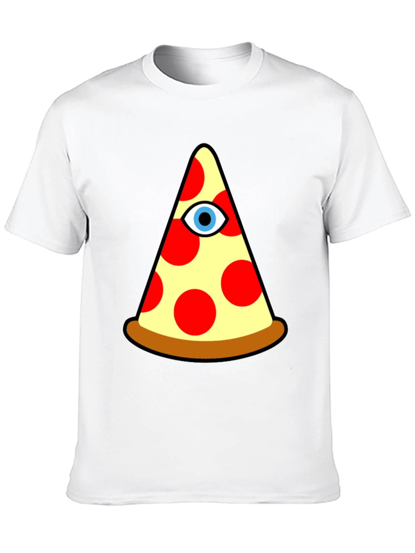 Pizza Illuminati Graphic T-Shirt