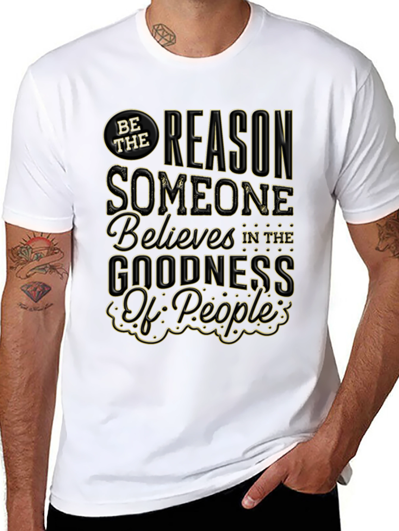 Be the Reason Graphic Tee - Inspirational T-Shirt