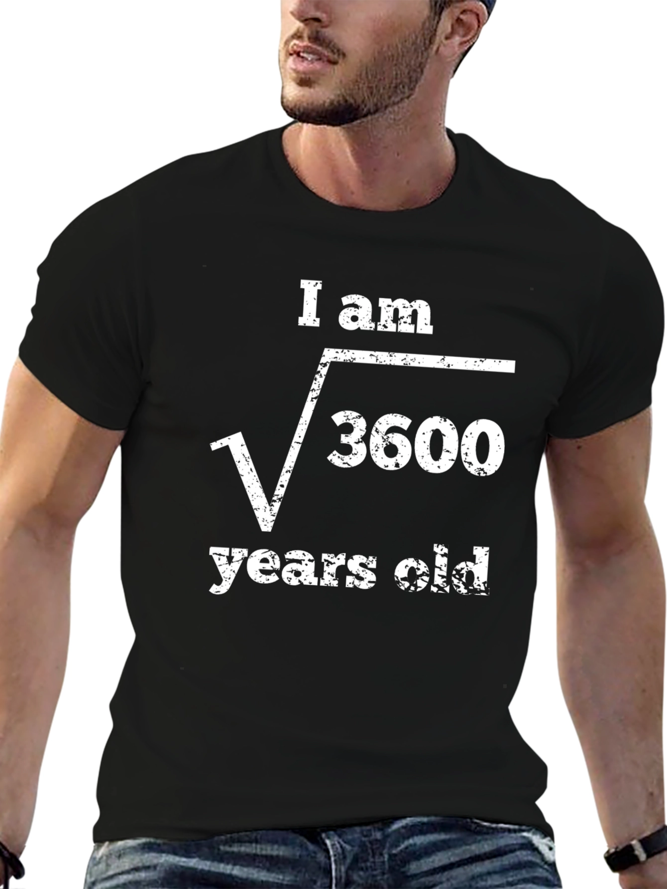 I am √3600 Years Old Funny Math T-Shirt