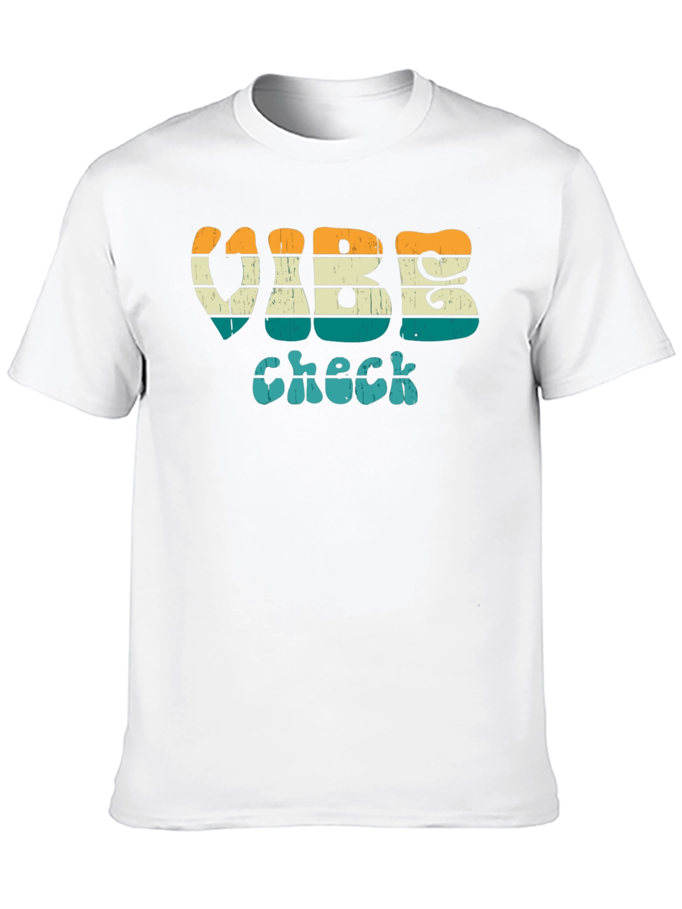 Vibe Check Retro Style Black T-Shirt
