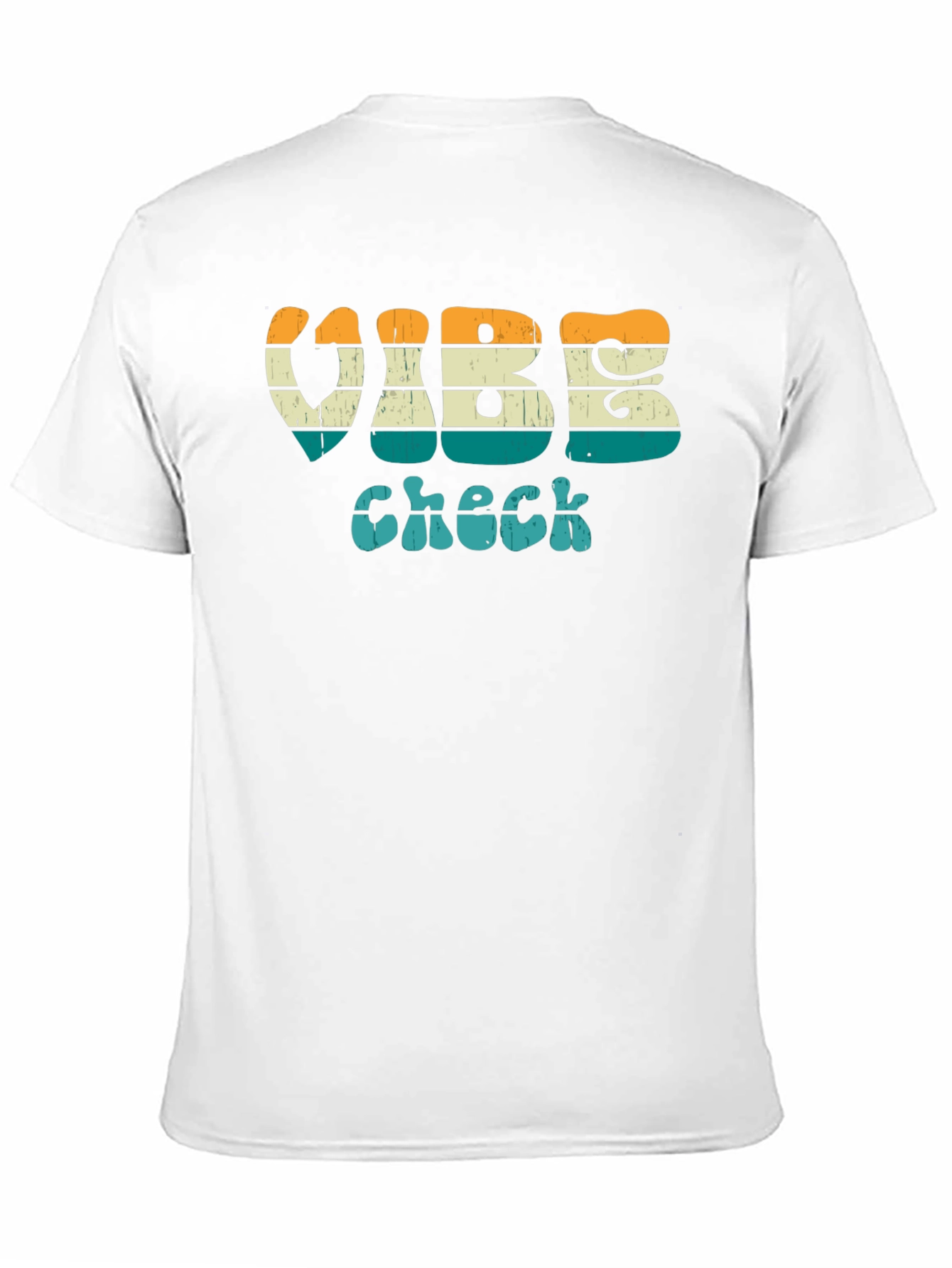Vibe Check Retro Style Black T-Shirt