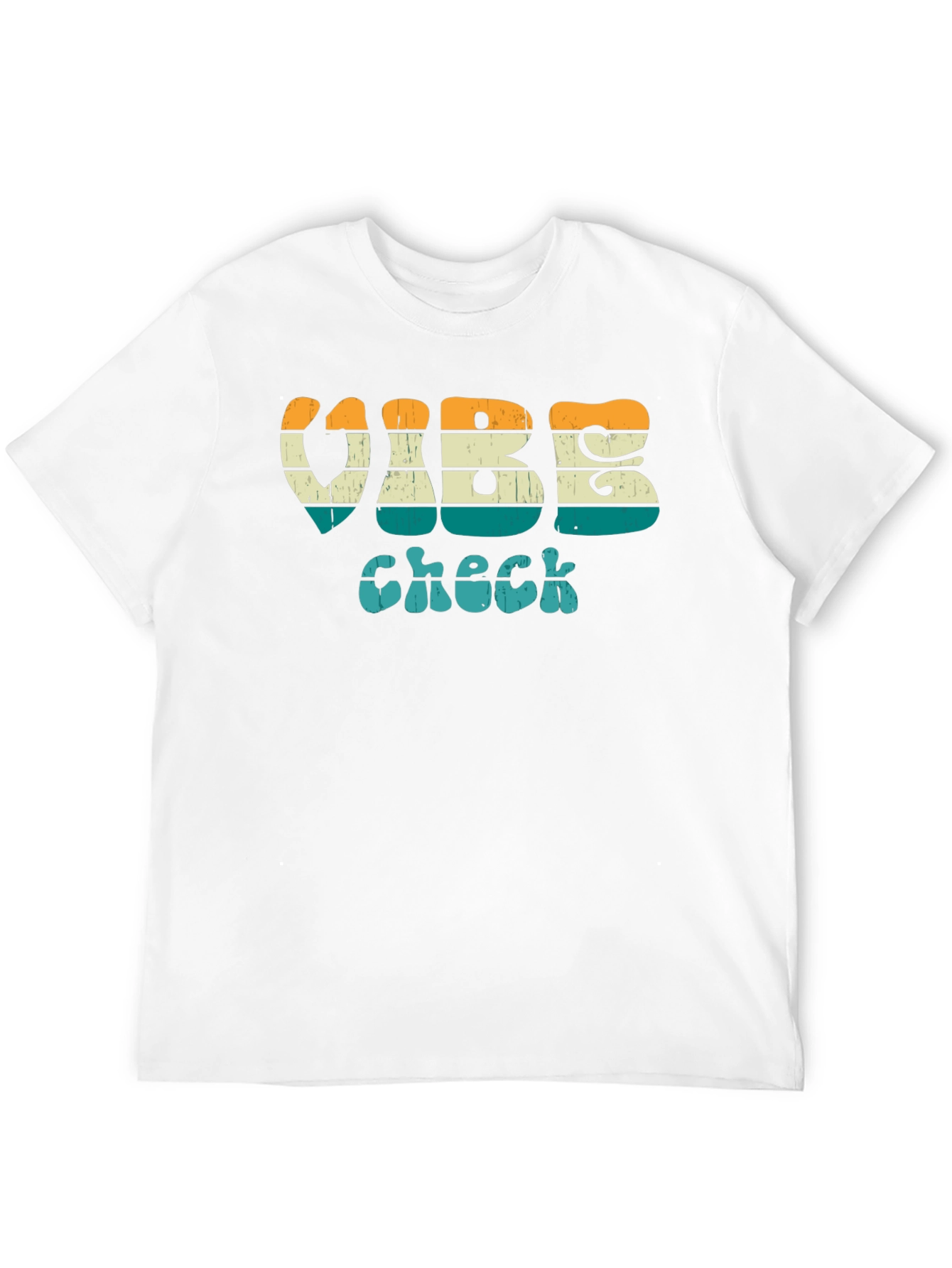 Vibe Check Retro Style Black T-Shirt