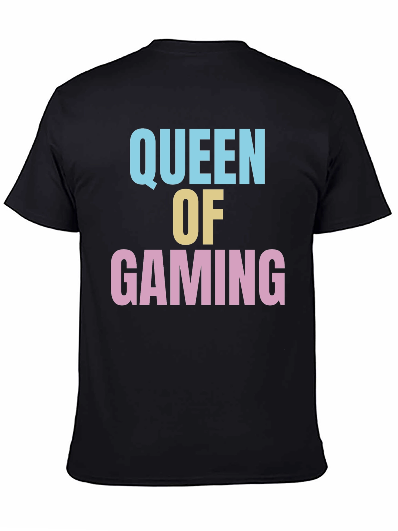 Queen of Gaming Black T-Shirt - Gamer Tee