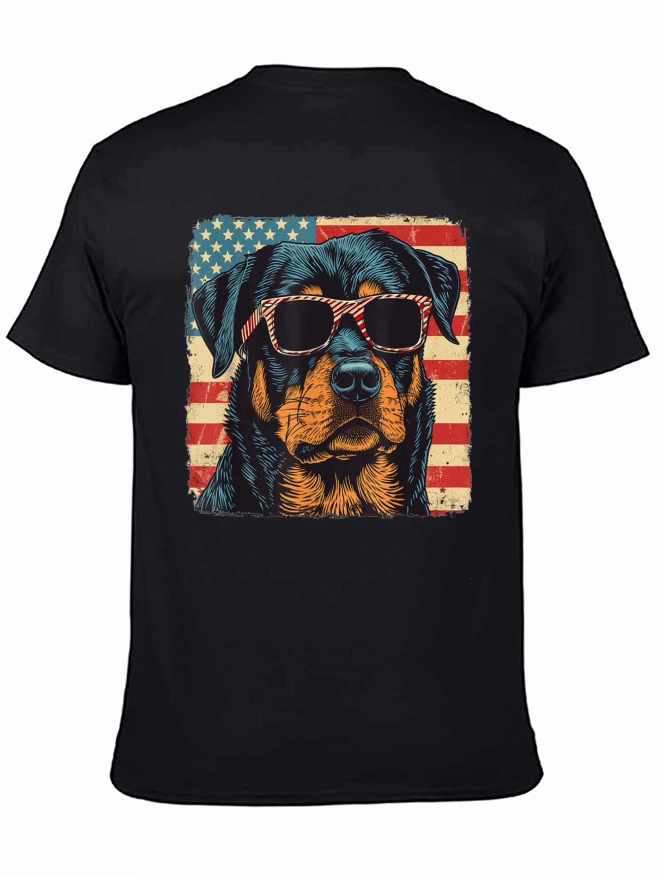 Patriotic Rottweiler T-Shirt
