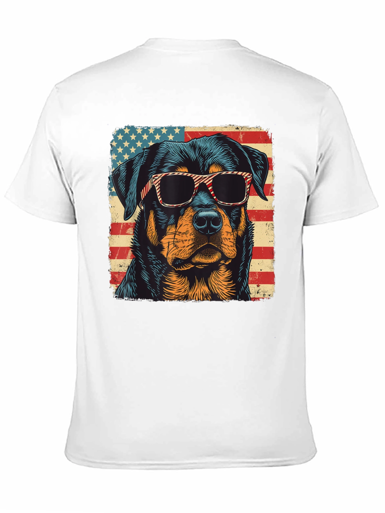 Patriotic Rottweiler T-Shirt