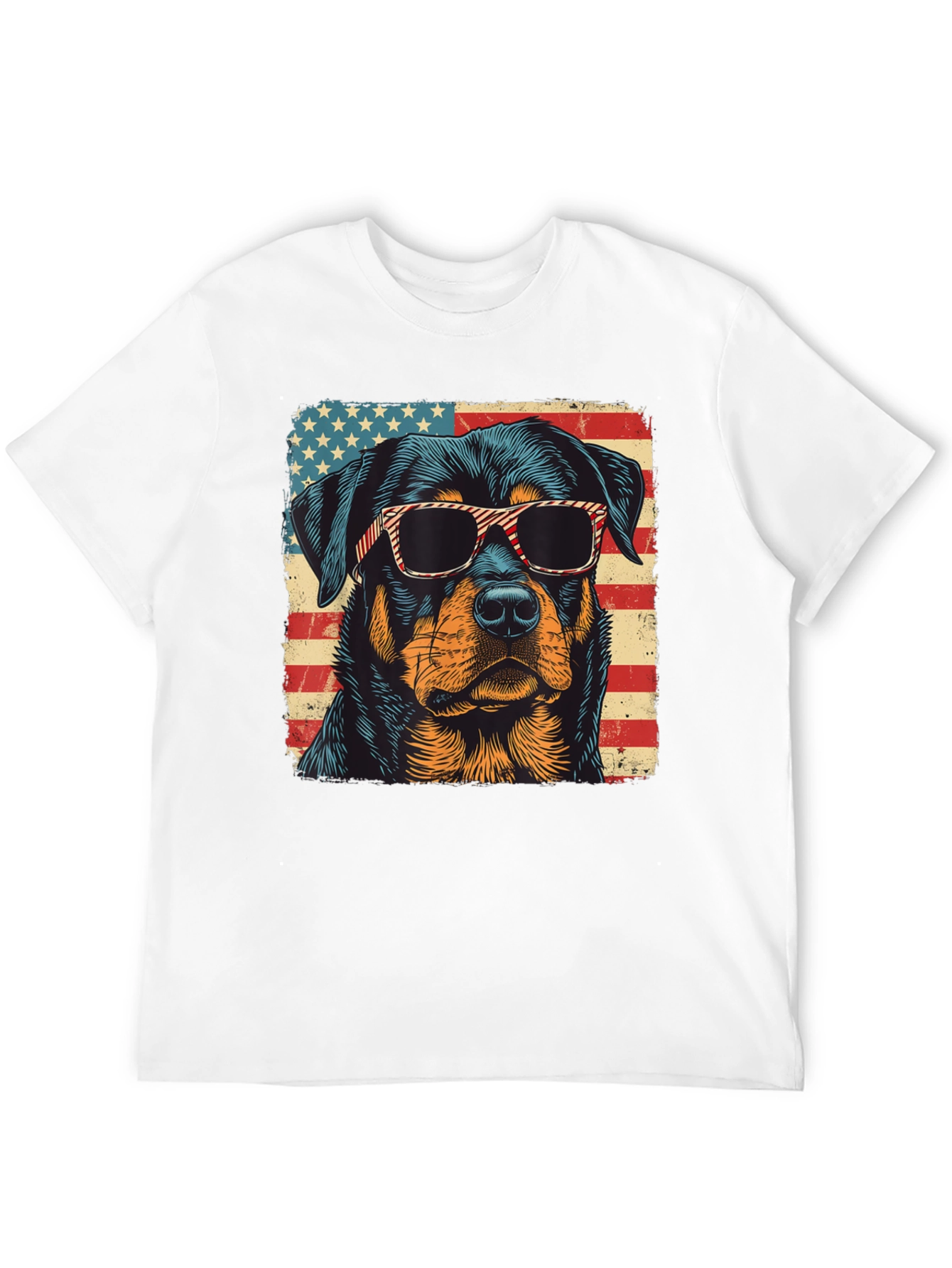 Patriotic Rottweiler T-Shirt