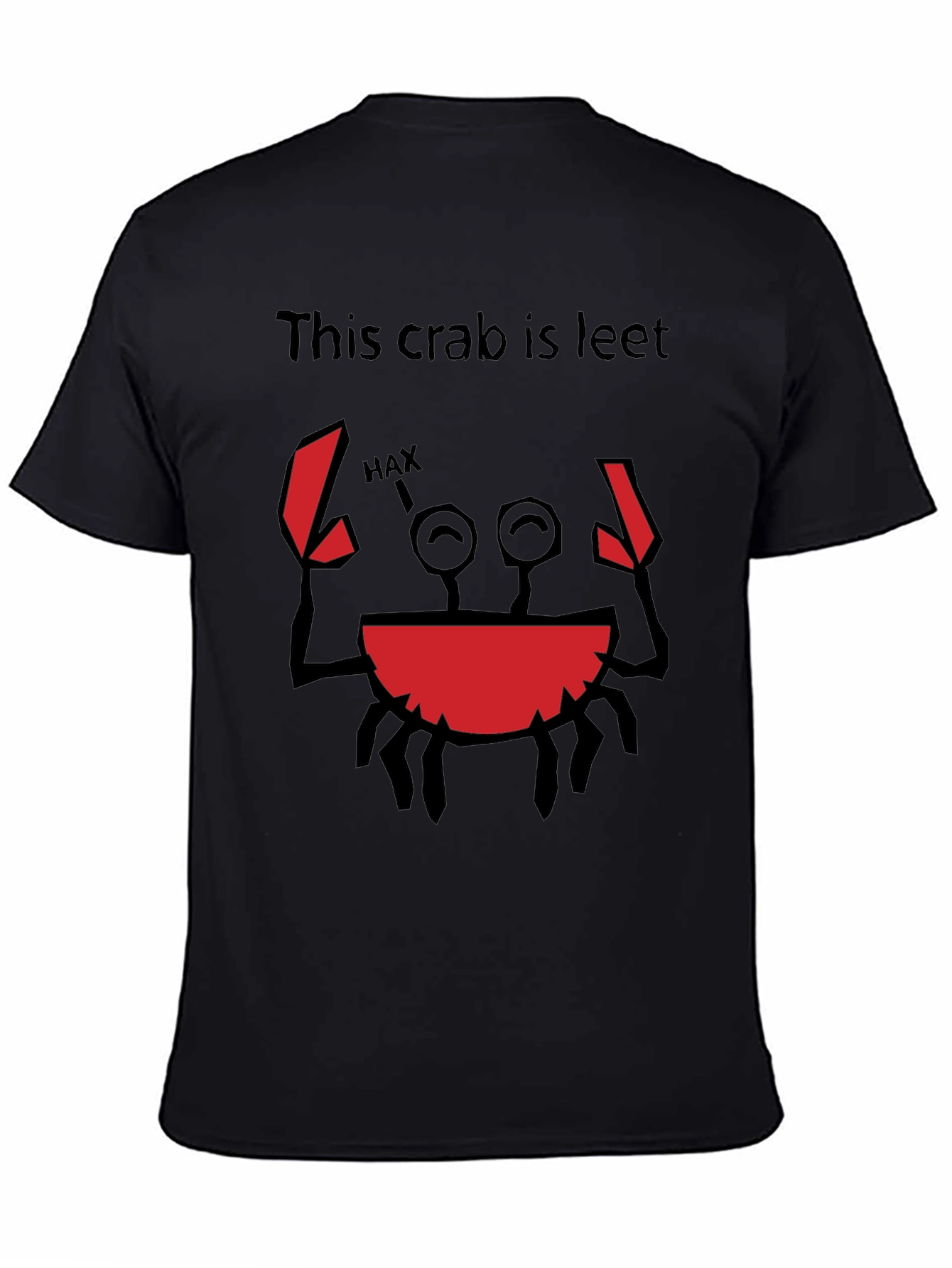 This Crab is Leet T-Shirt Funny Hax Graphic Tee
