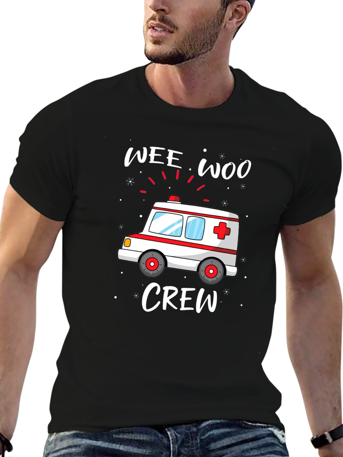 Wee Woo Crew Ambulance Graphic T-Shirt