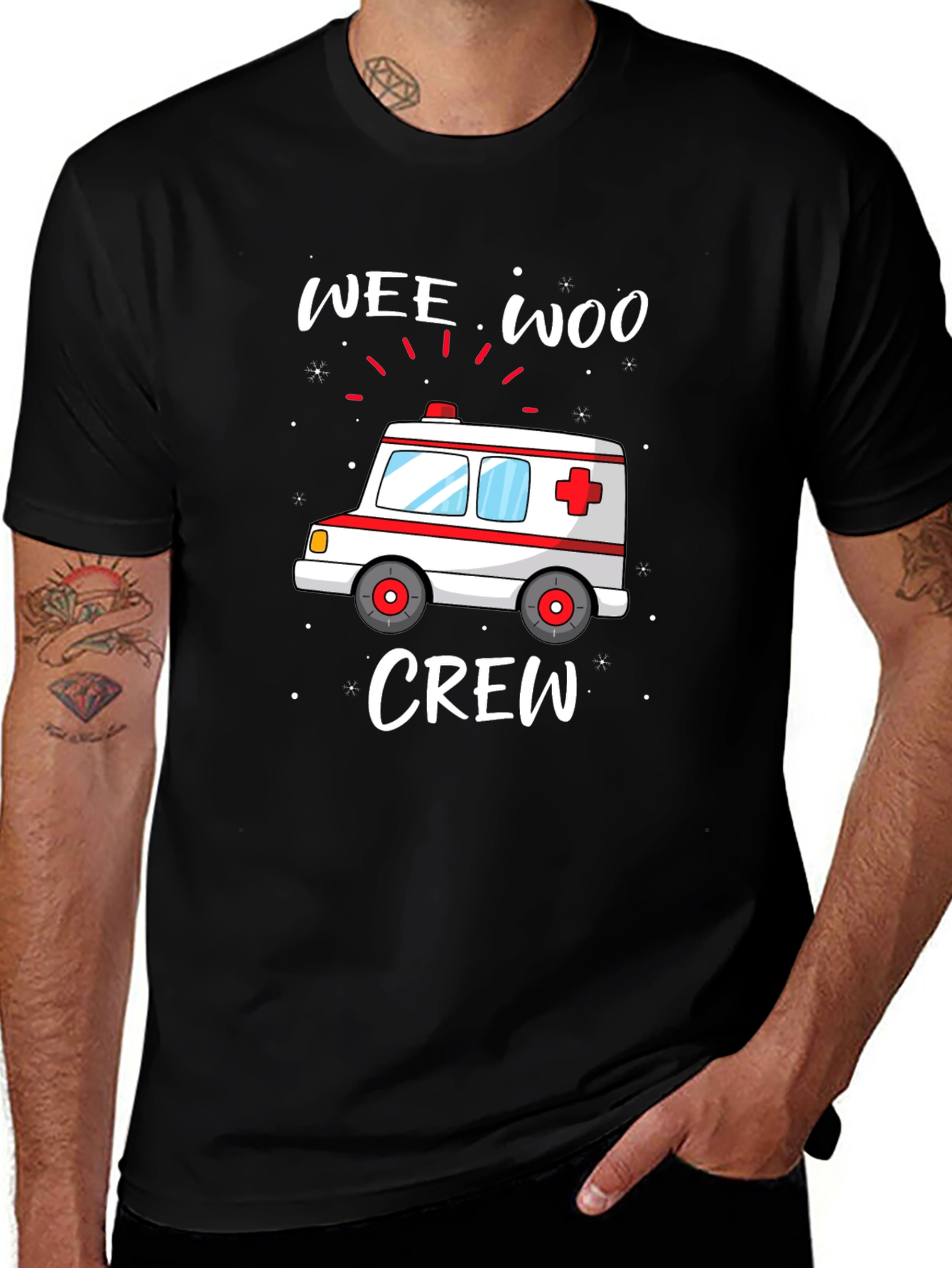 Wee Woo Crew Ambulance Graphic T-Shirt