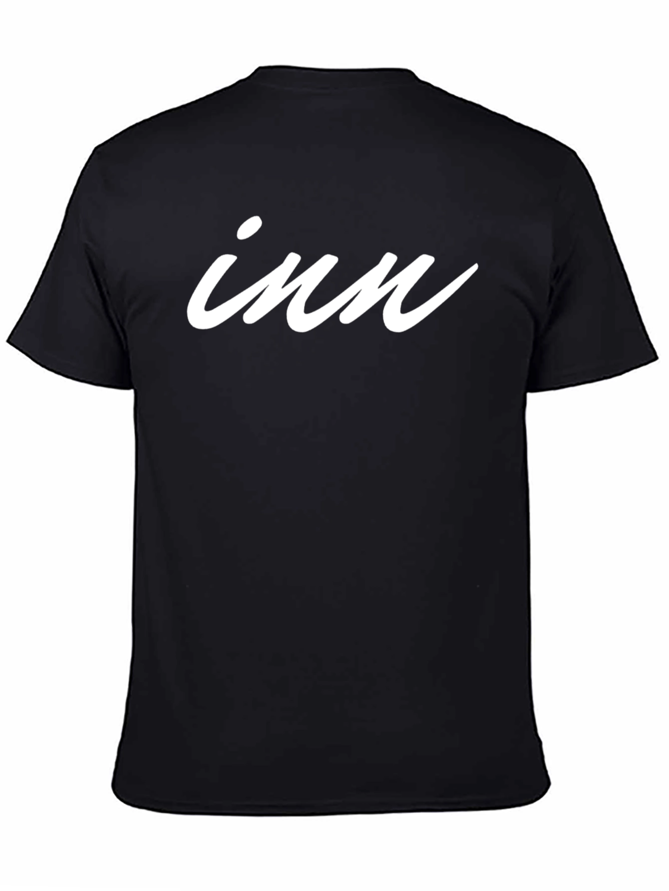 Inn Graphic T-Shirt - Black Cotton Blend Tee