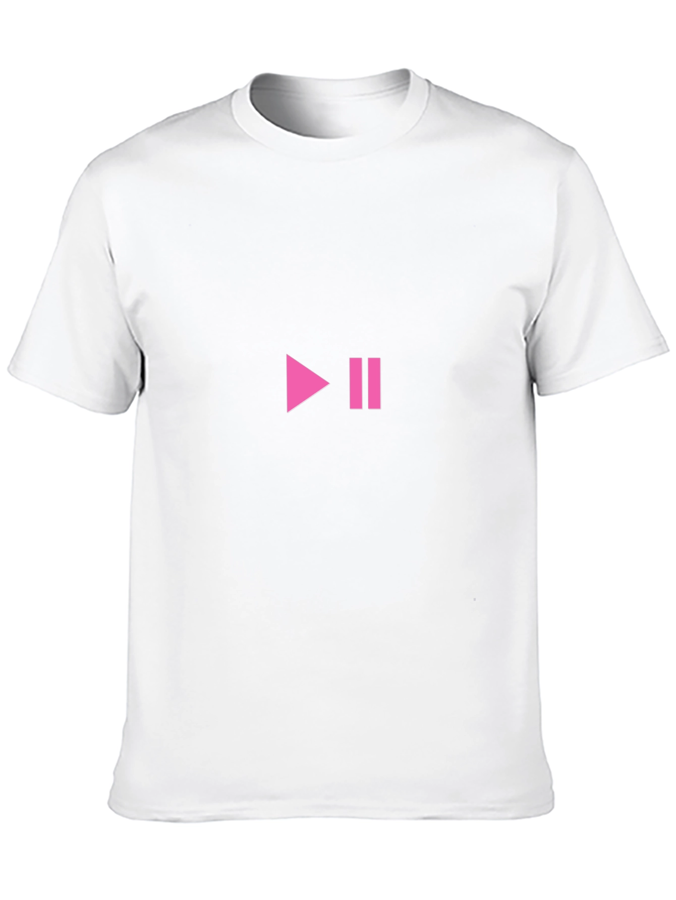Play/Pause Black T-Shirt