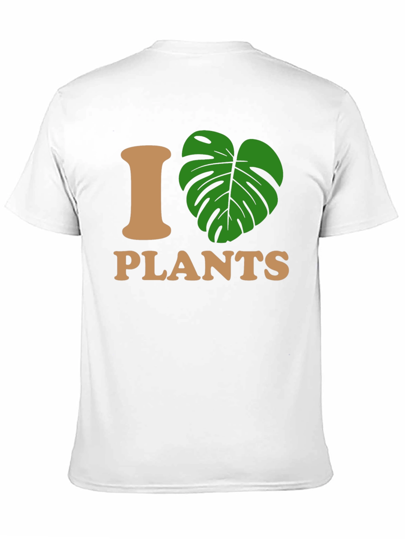 I Heart Plants Graphic T-Shirt - Black Casual Tee