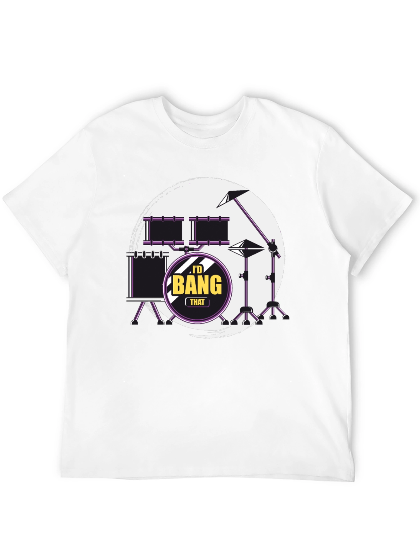 Id Bang That Drummer Black T-Shirt