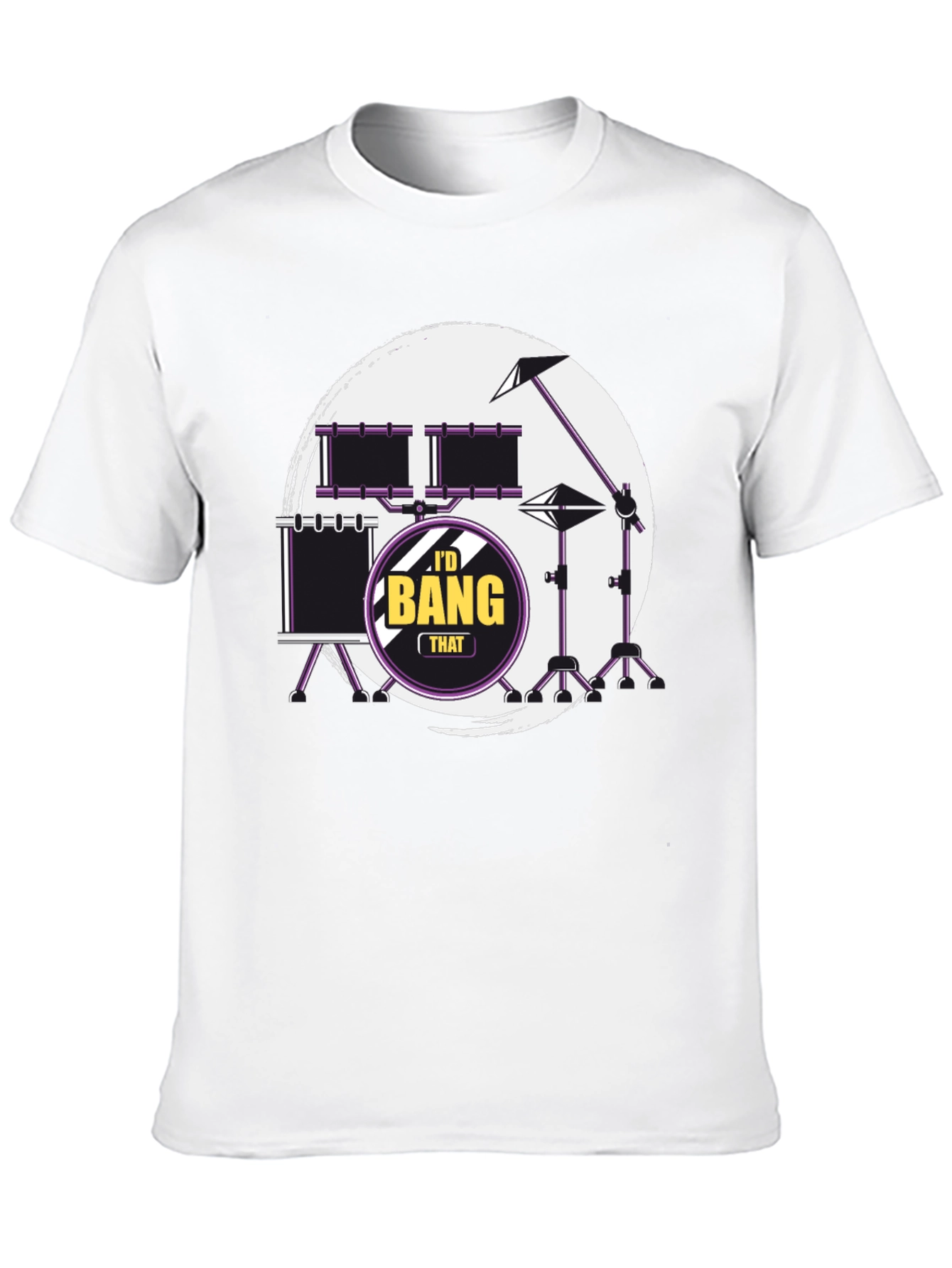 Id Bang That Drummer Black T-Shirt