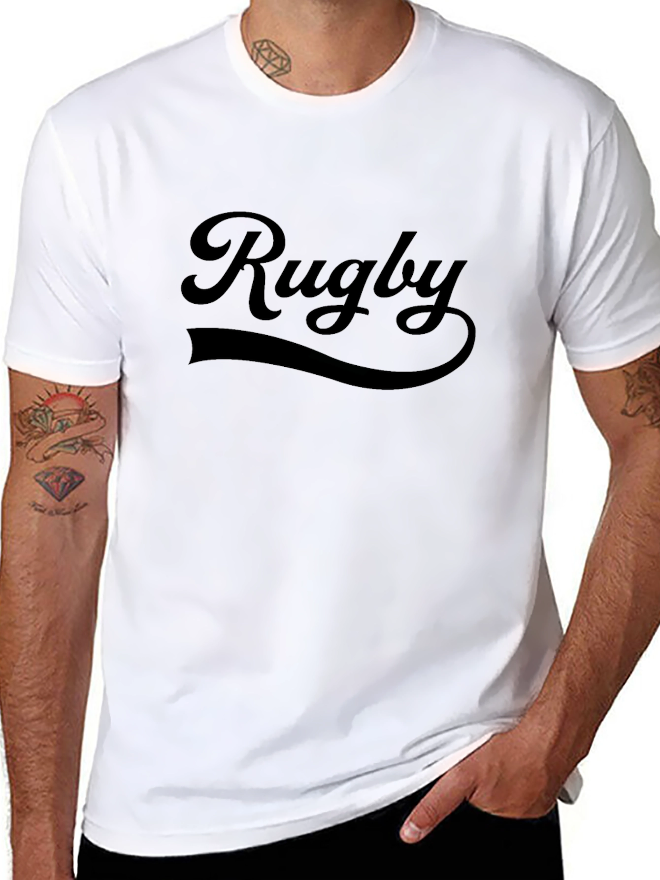 Rugby Graphic Tee - Stylish Comfort