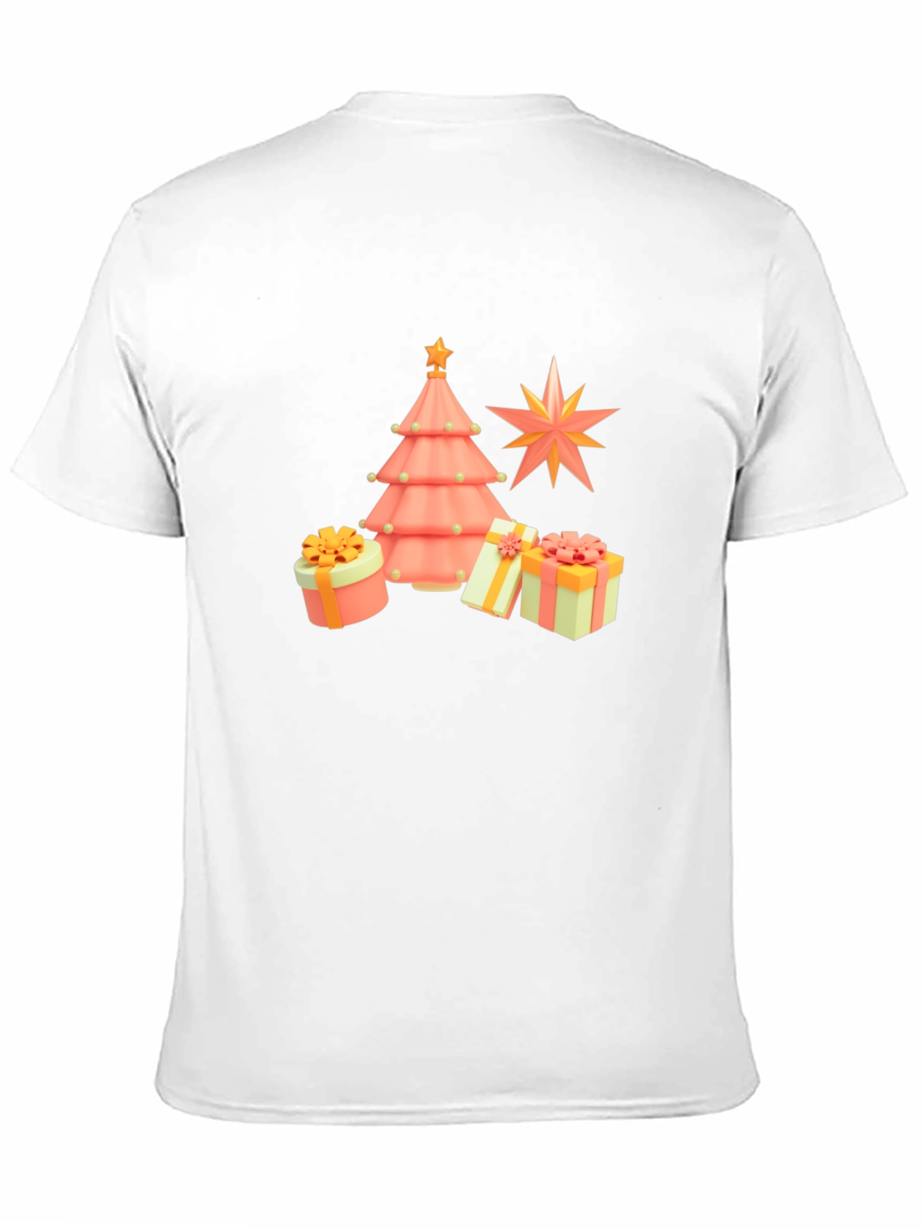 Festive Christmas Tree & Gift T-Shirt