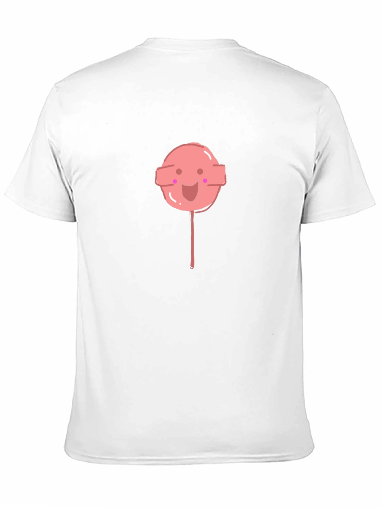 Cute Lollipop Graphic Black Tee
