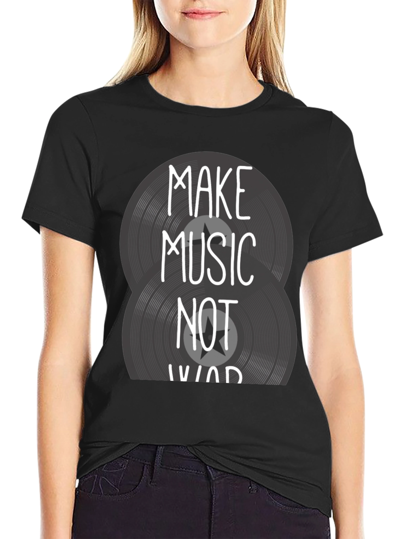 Make Music Not War Graphic Tee