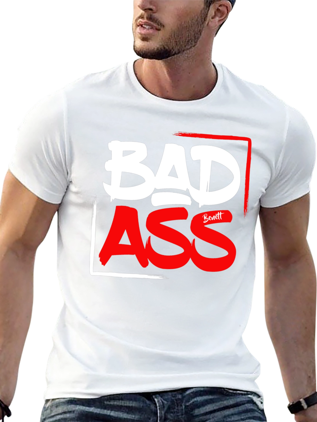 Bad Ass Graphic Print Tee