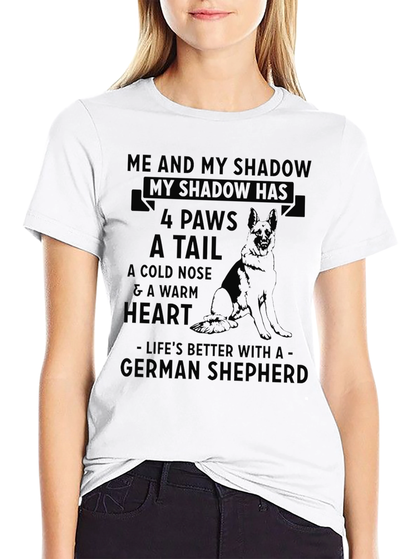 German Shepherd Shadow T-Shirt