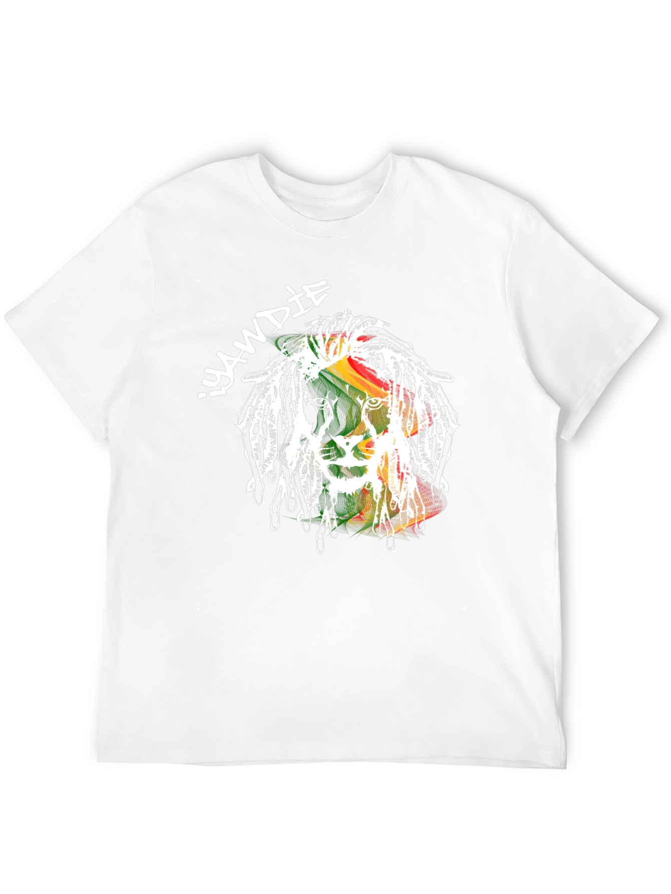 Rasta Lion IYAWDIE Graphic T-Shirt