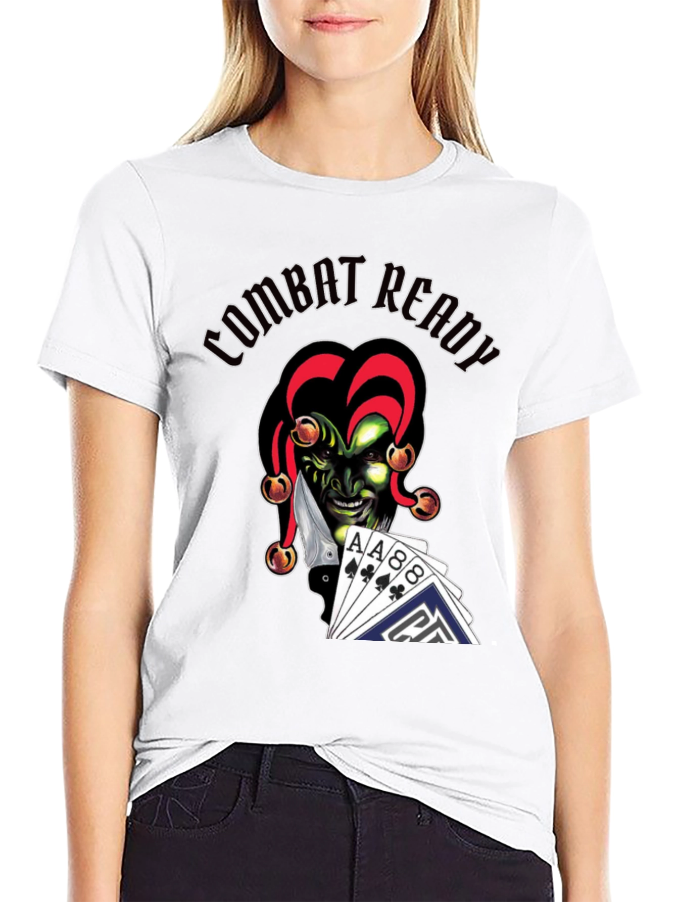 Combat Ready Joker Graphic T-Shirt