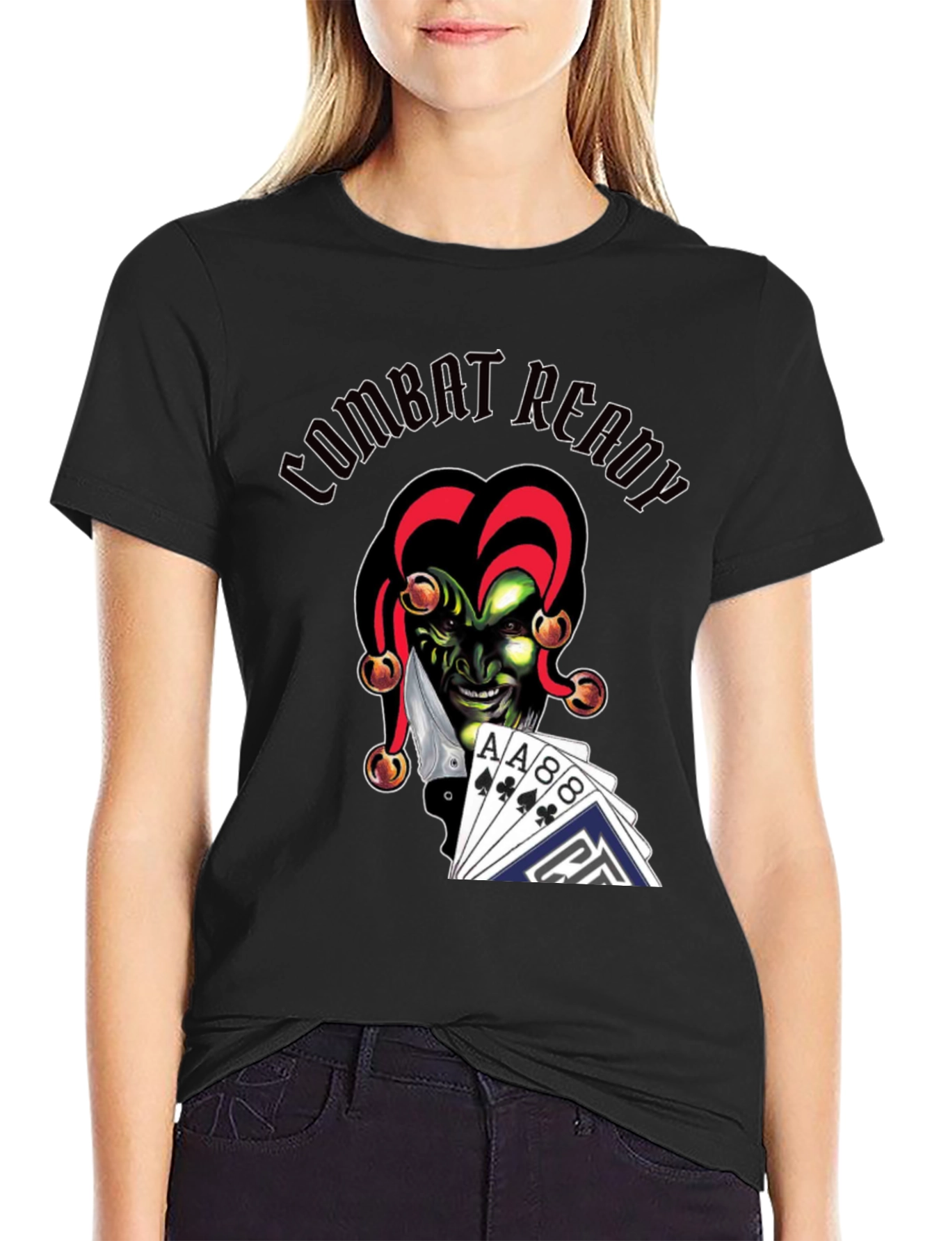Combat Ready Joker Graphic T-Shirt